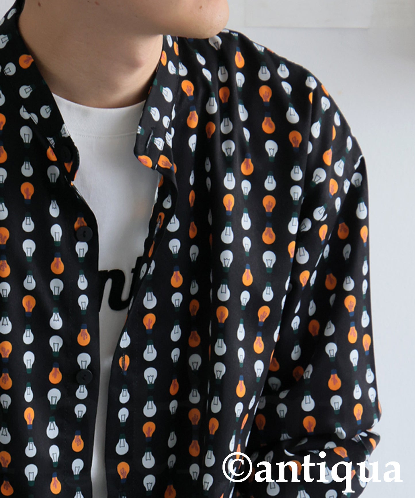 Men's Light Bulb Print Shirt