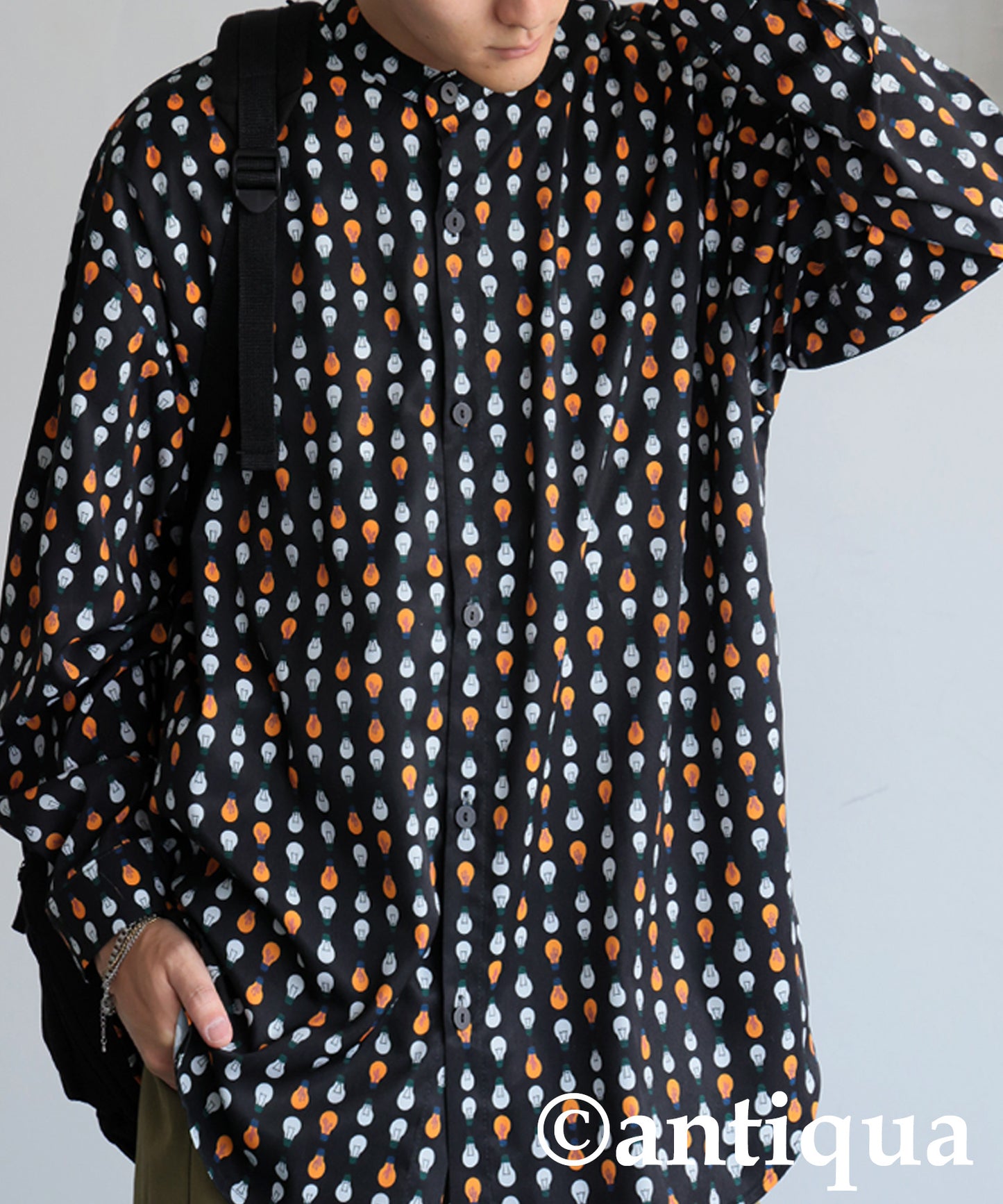 Men's Light Bulb Print Shirt