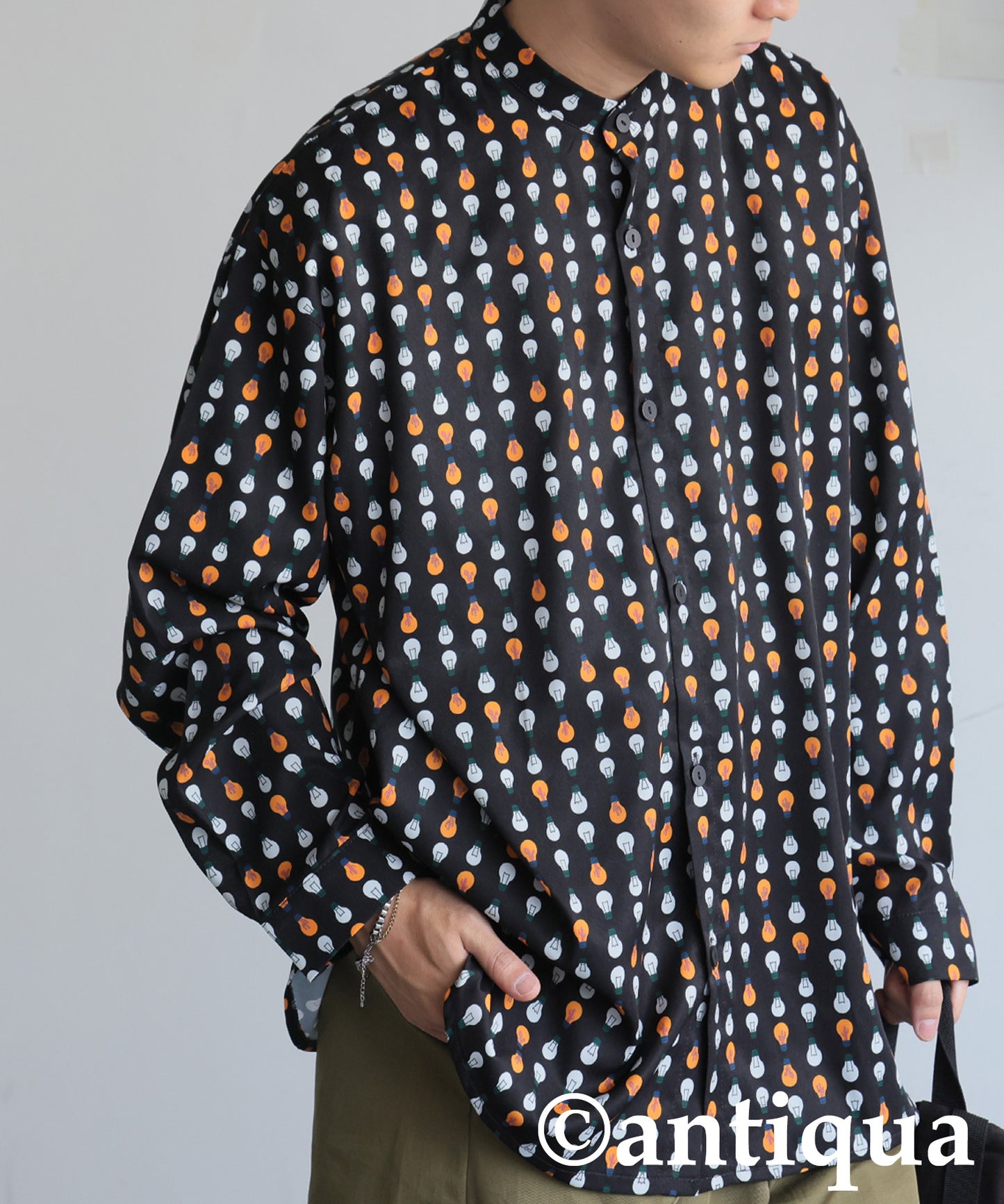Men's Light Bulb Print Shirt