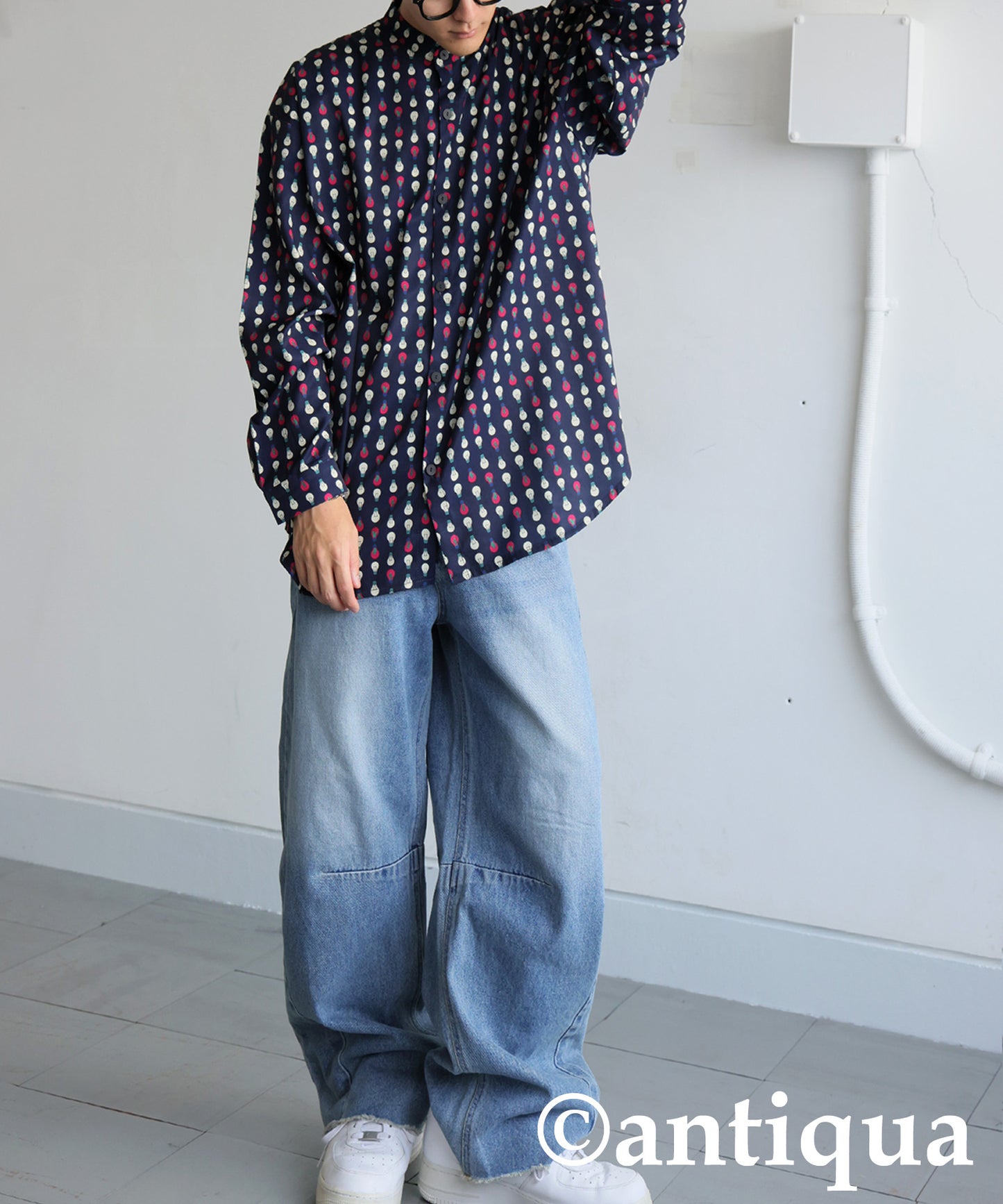 Men's Light Bulb Print Shirt