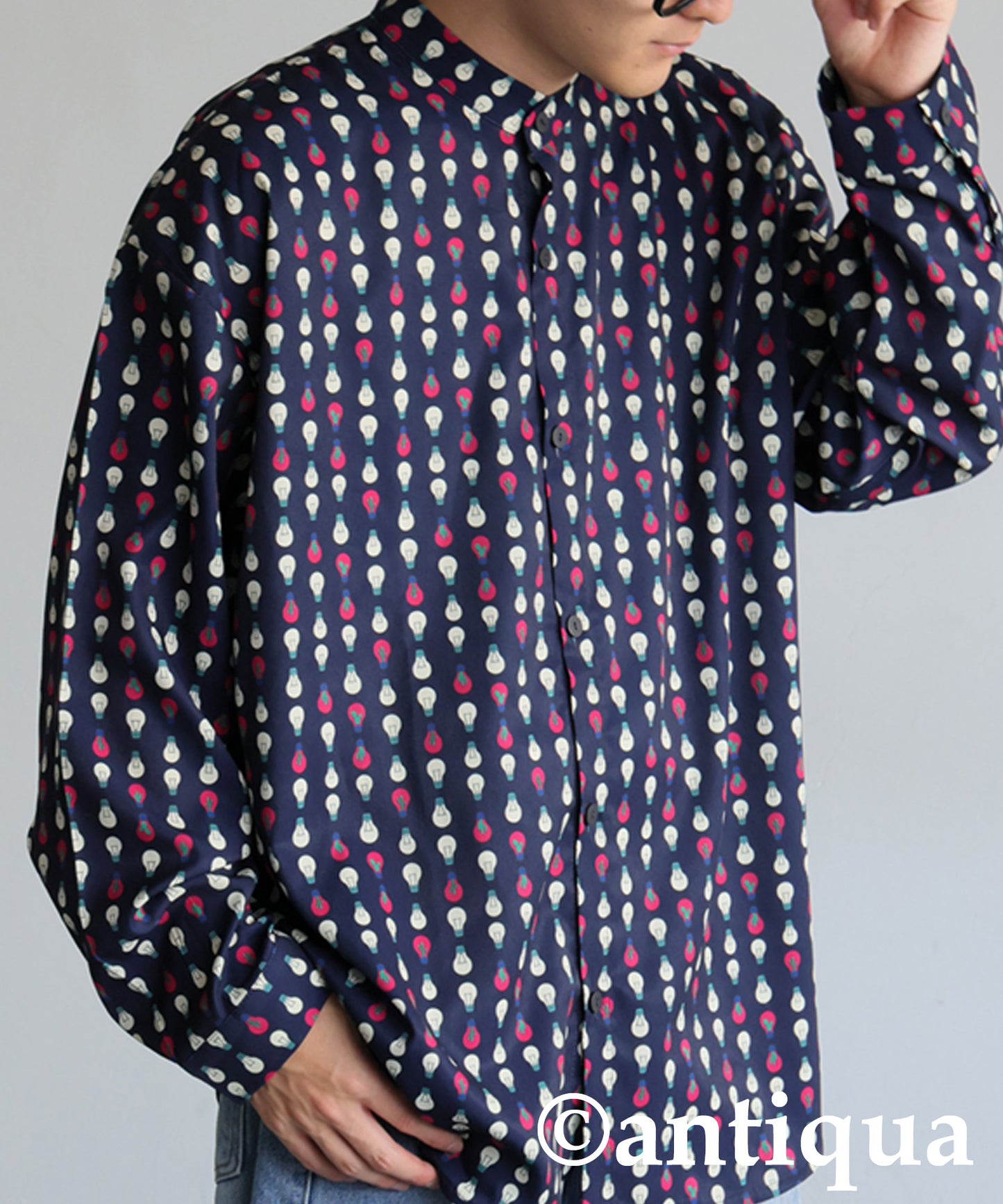Men's Light Bulb Print Shirt