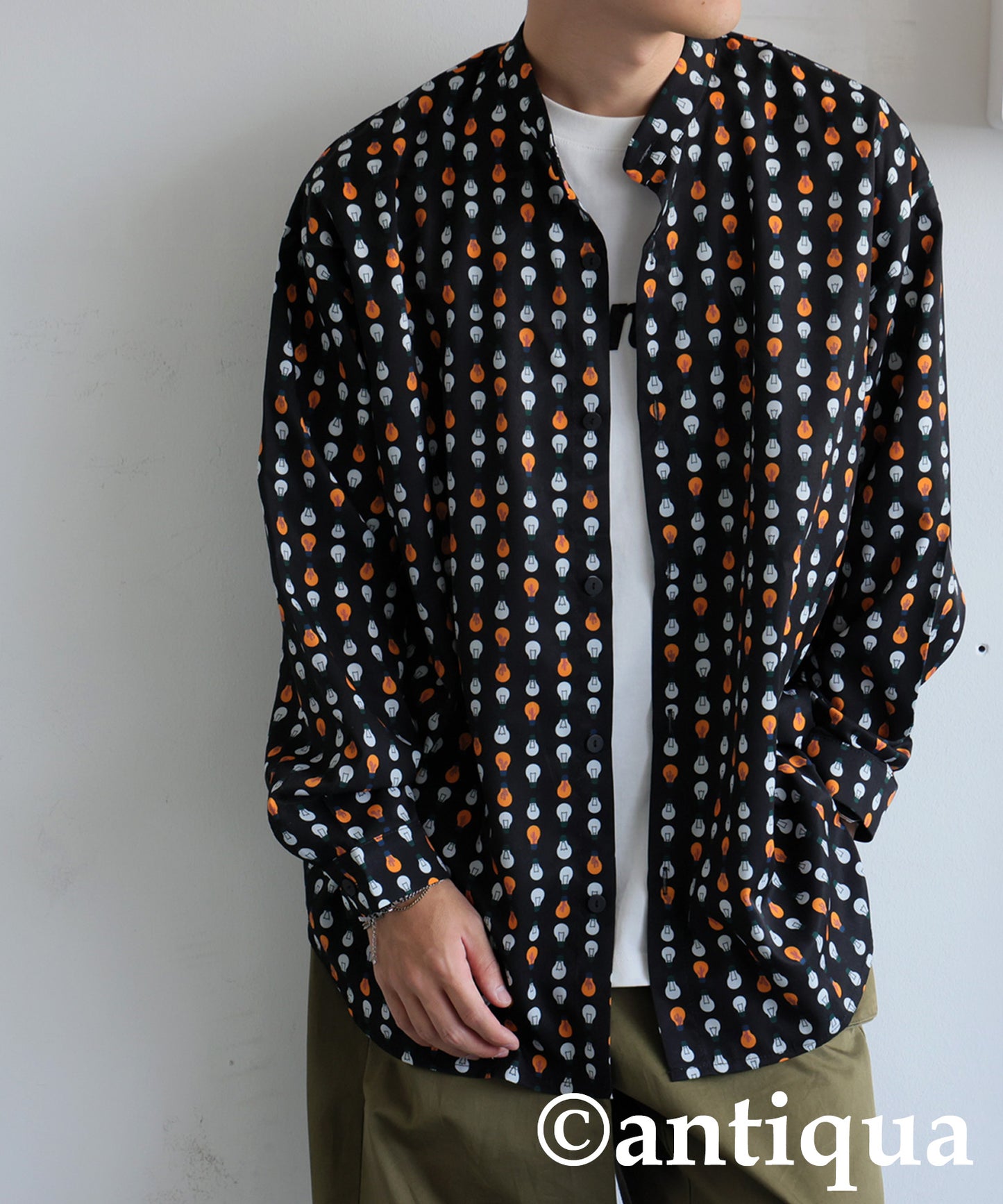 Men's Light Bulb Print Shirt