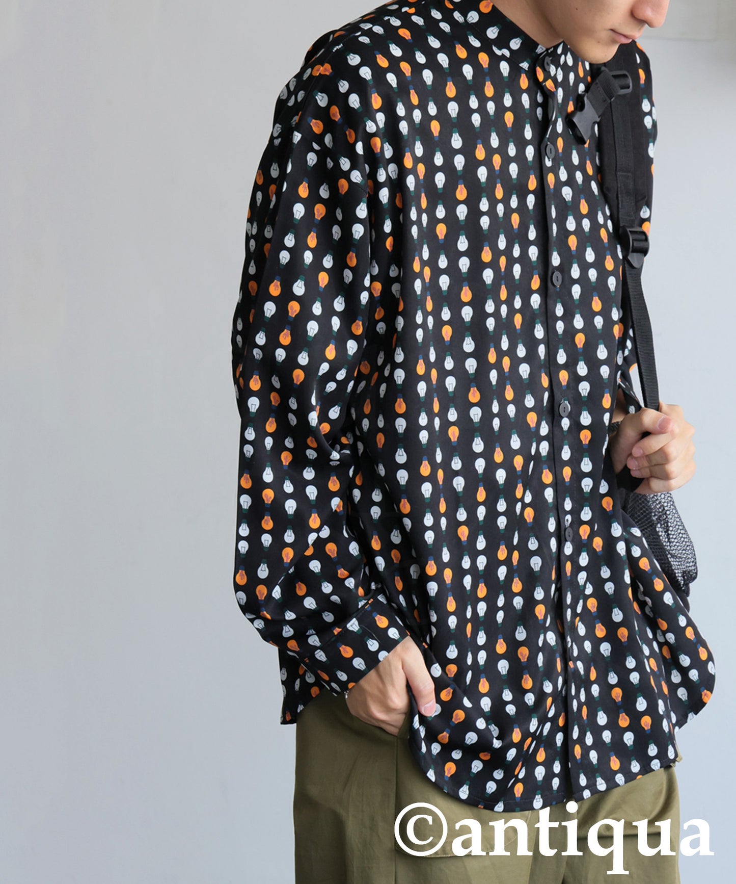 Men's Light Bulb Print Shirt