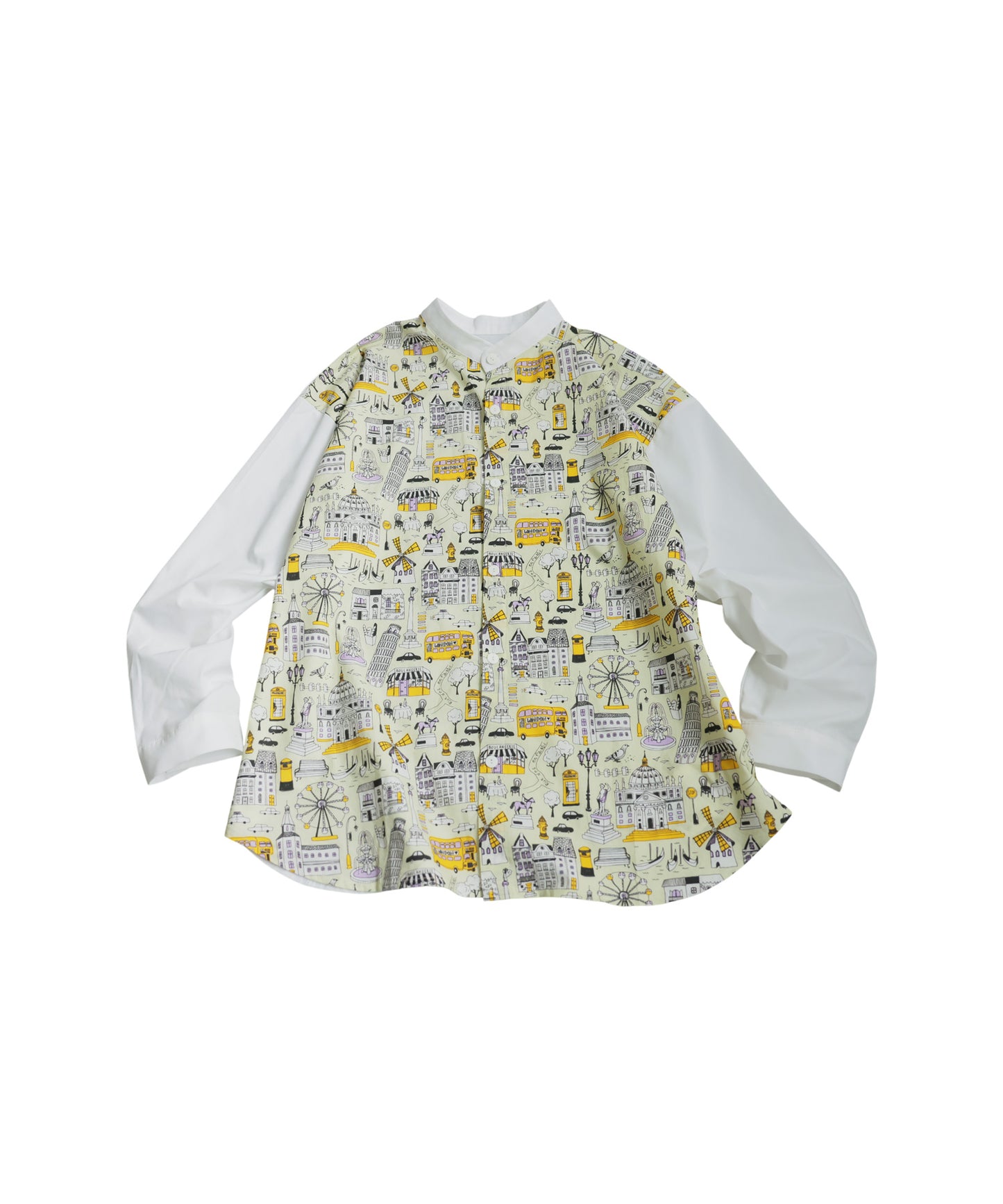 City Pattern Switch Shirt Ladies