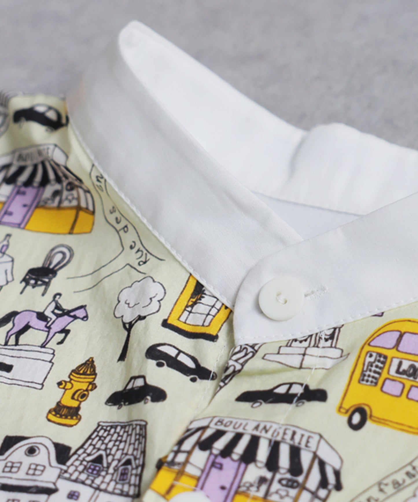 City Pattern Switch Shirt Men's