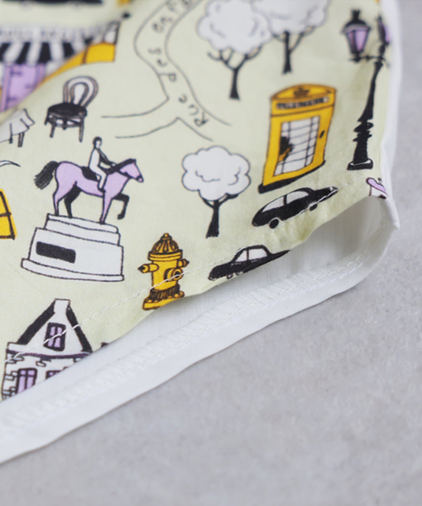 City Pattern Switch Shirt Ladies