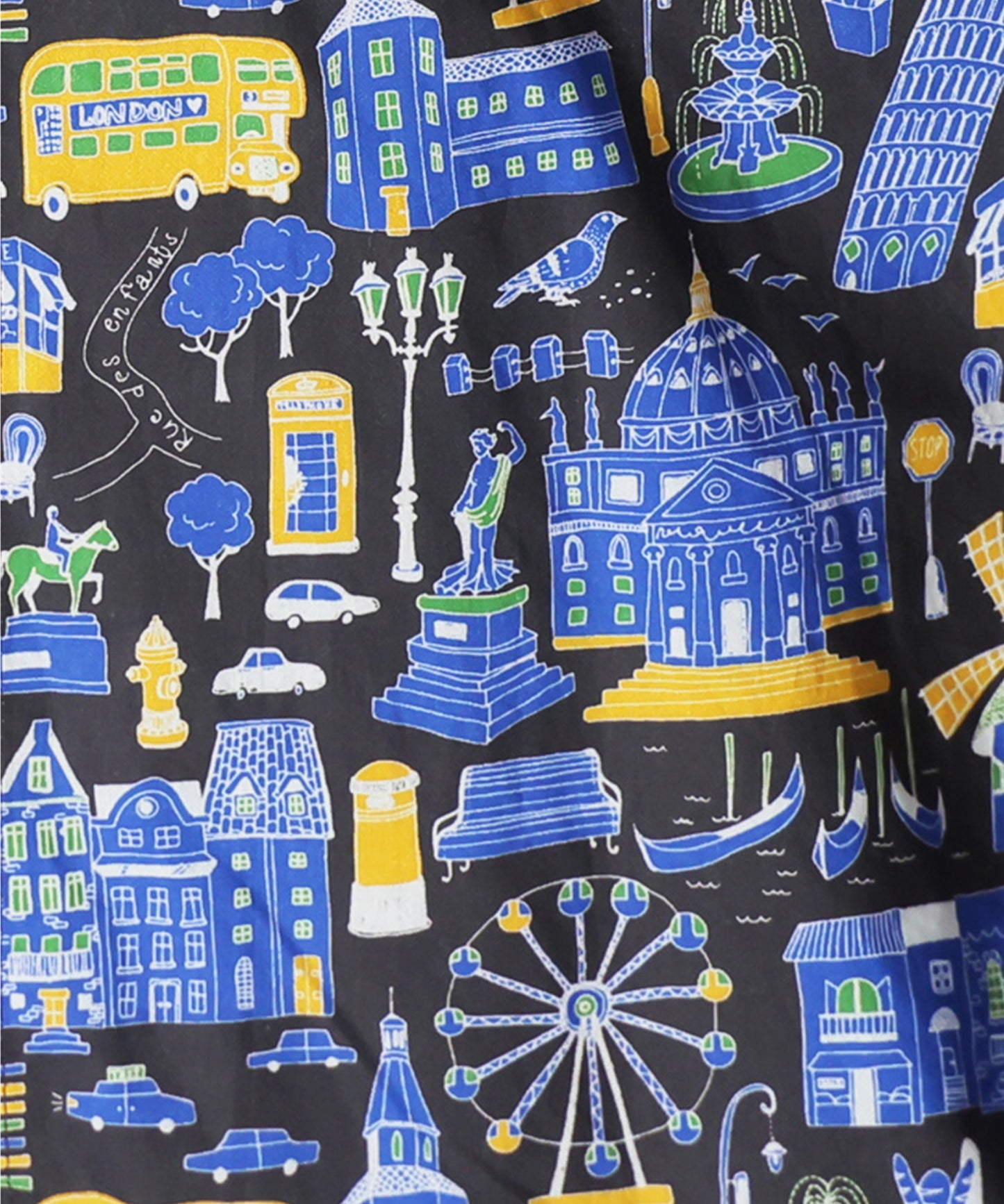 City Pattern Switch Shirt Ladies