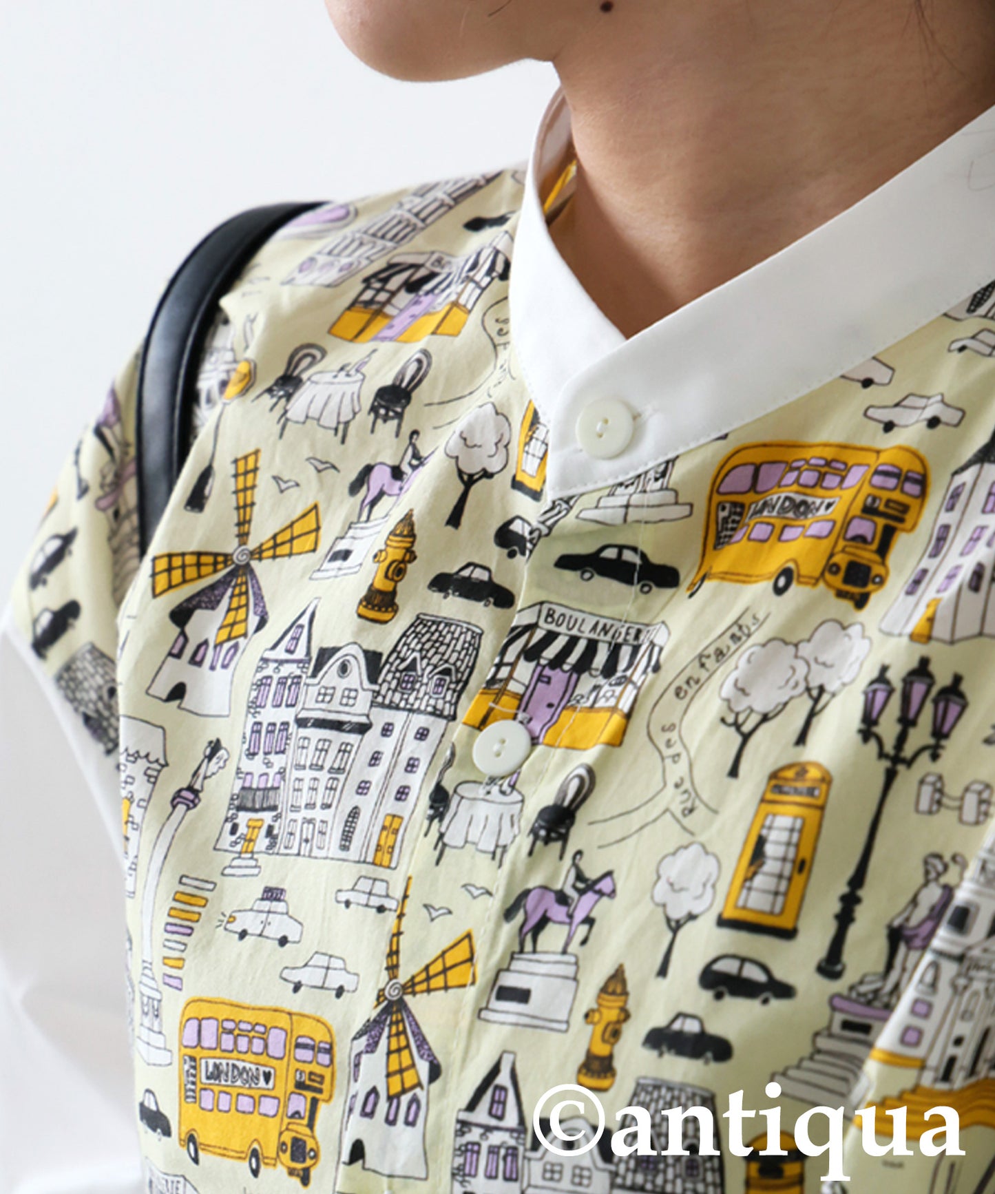 City Pattern Switch Shirt Ladies
