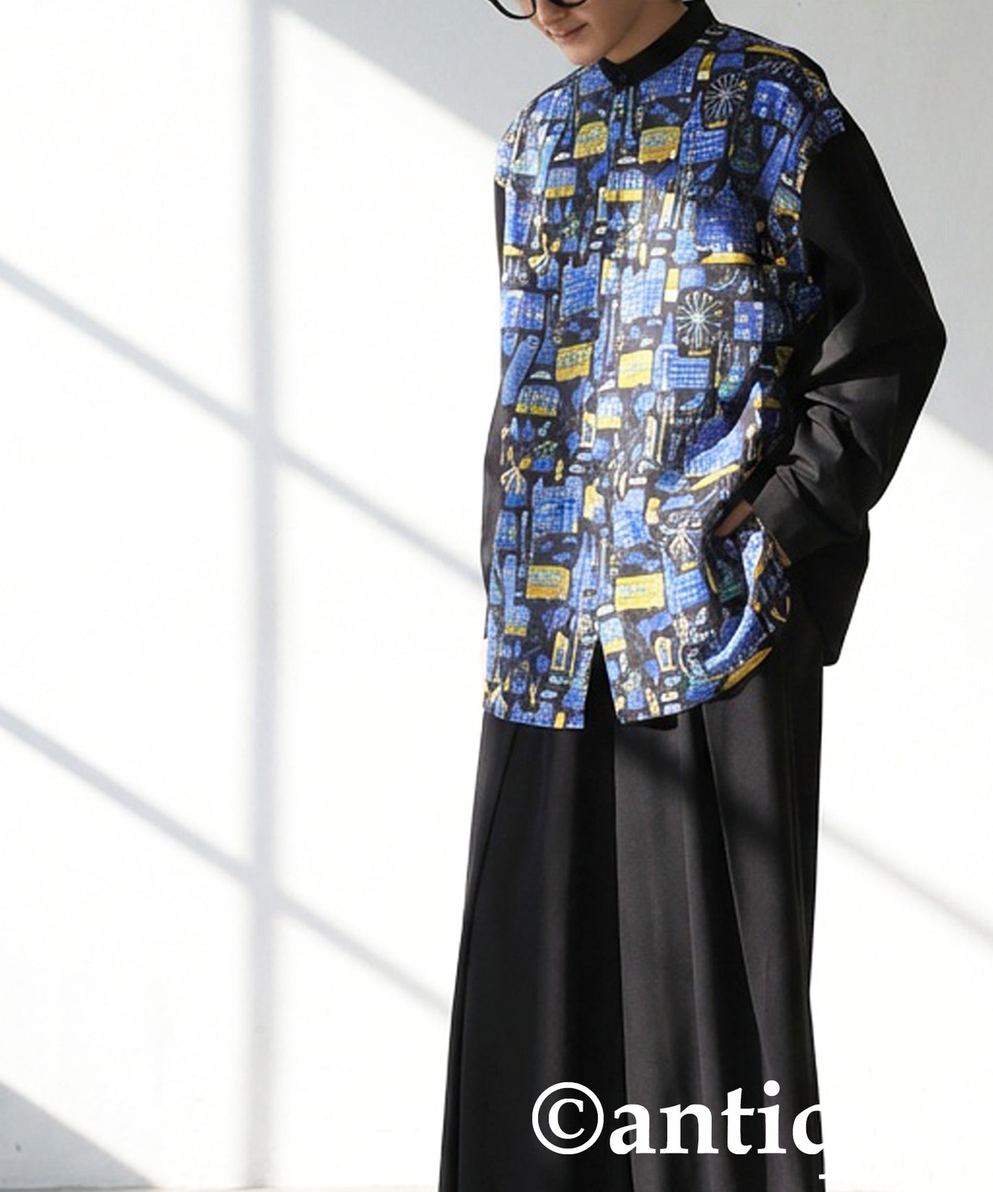 City Pattern Switch Shirt Men's