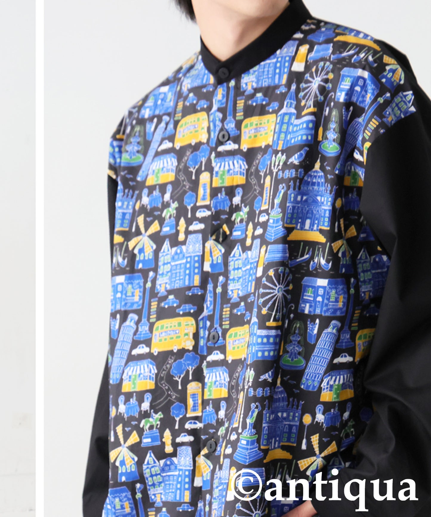 City Pattern Switch Shirt Men's