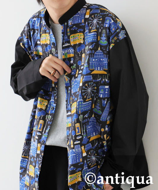 City Pattern Switch Shirt Men's