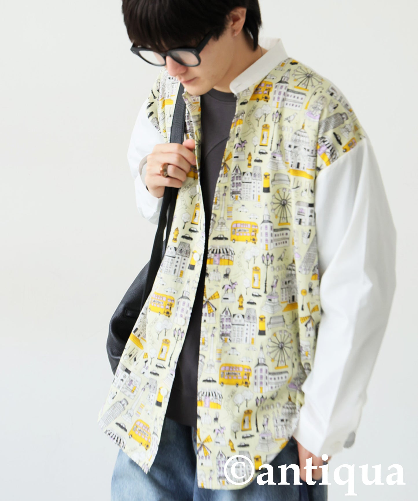 City Pattern Switch Shirt Men's