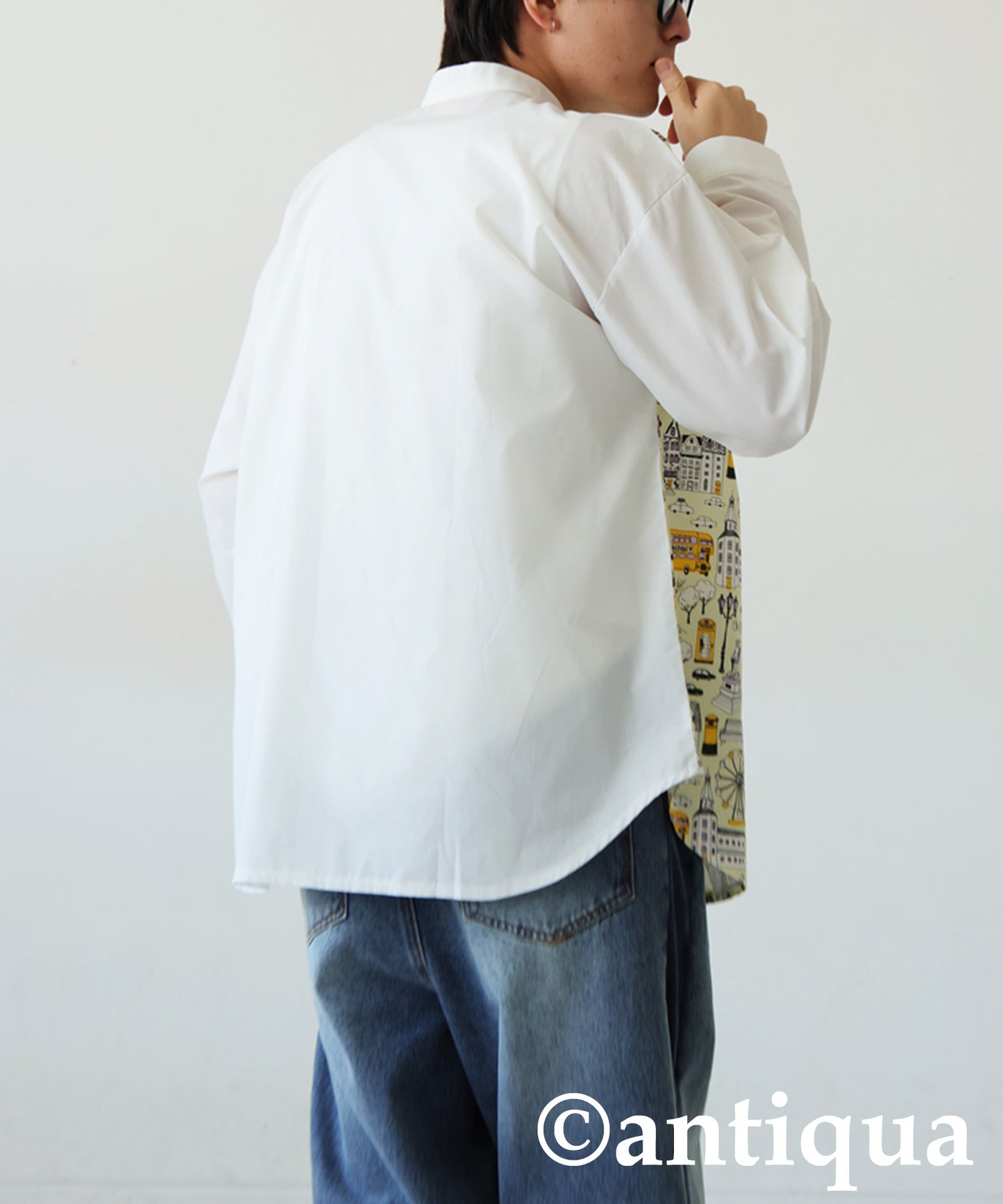 City Pattern Switch Shirt Men's