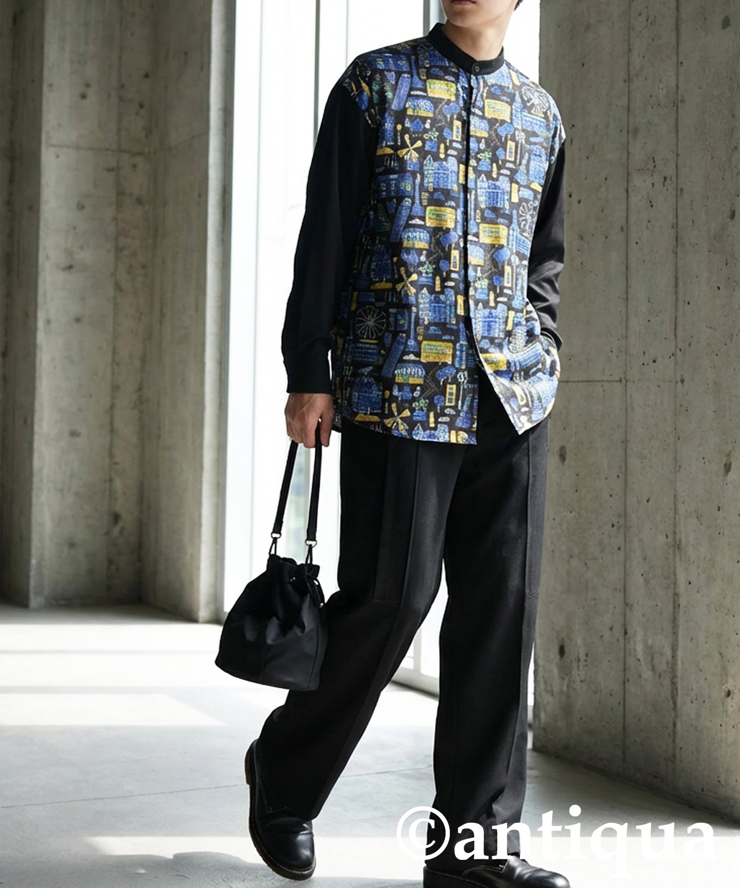 City Pattern Switch Shirt Men's