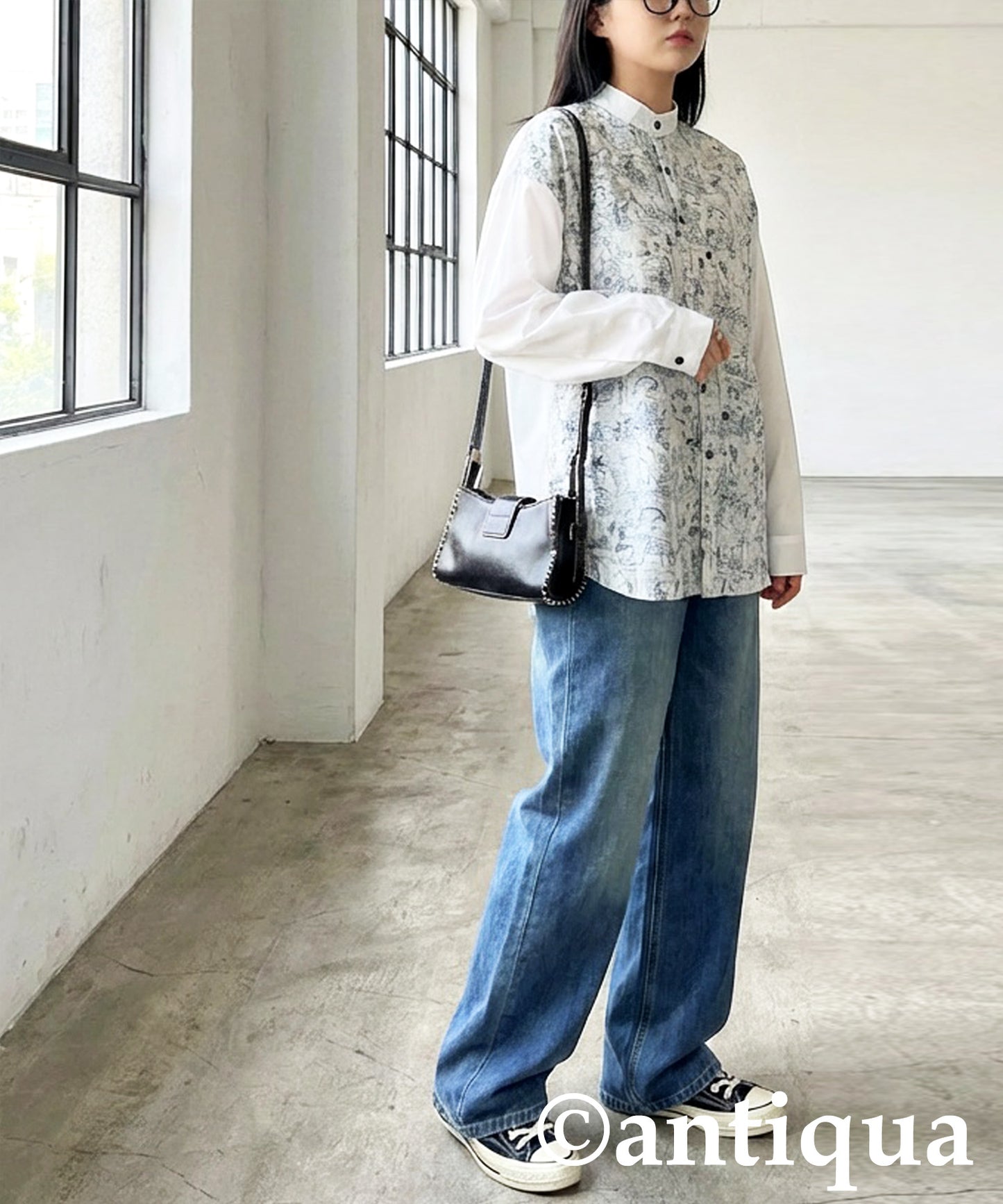 Art Print Shirt Ladies