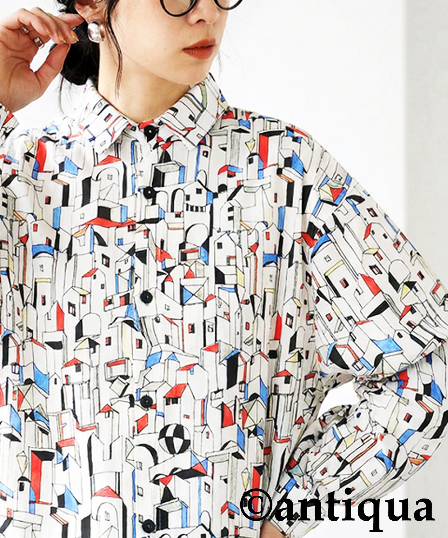 City Print Shirt Ladies