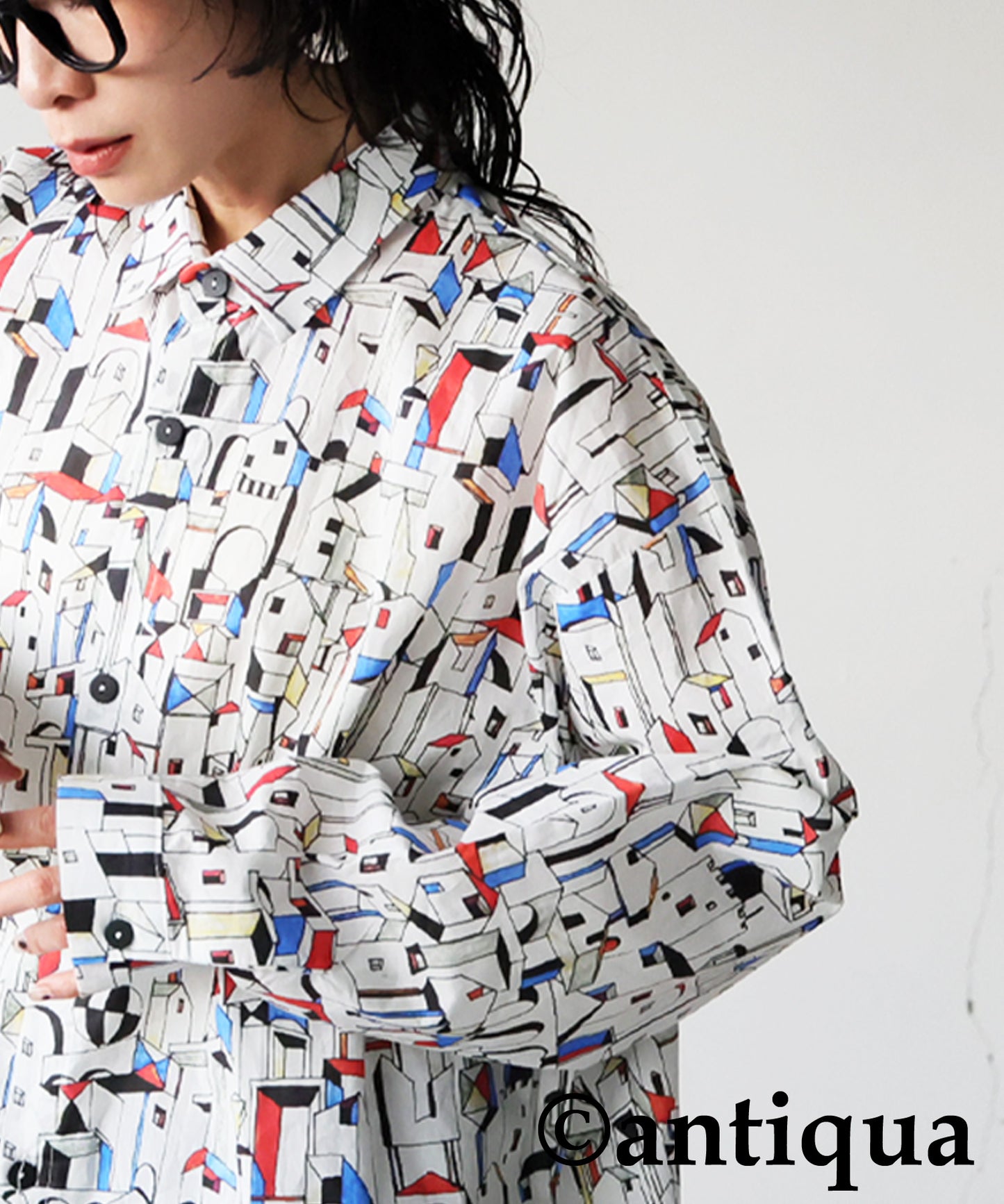 City Print Shirt Ladies