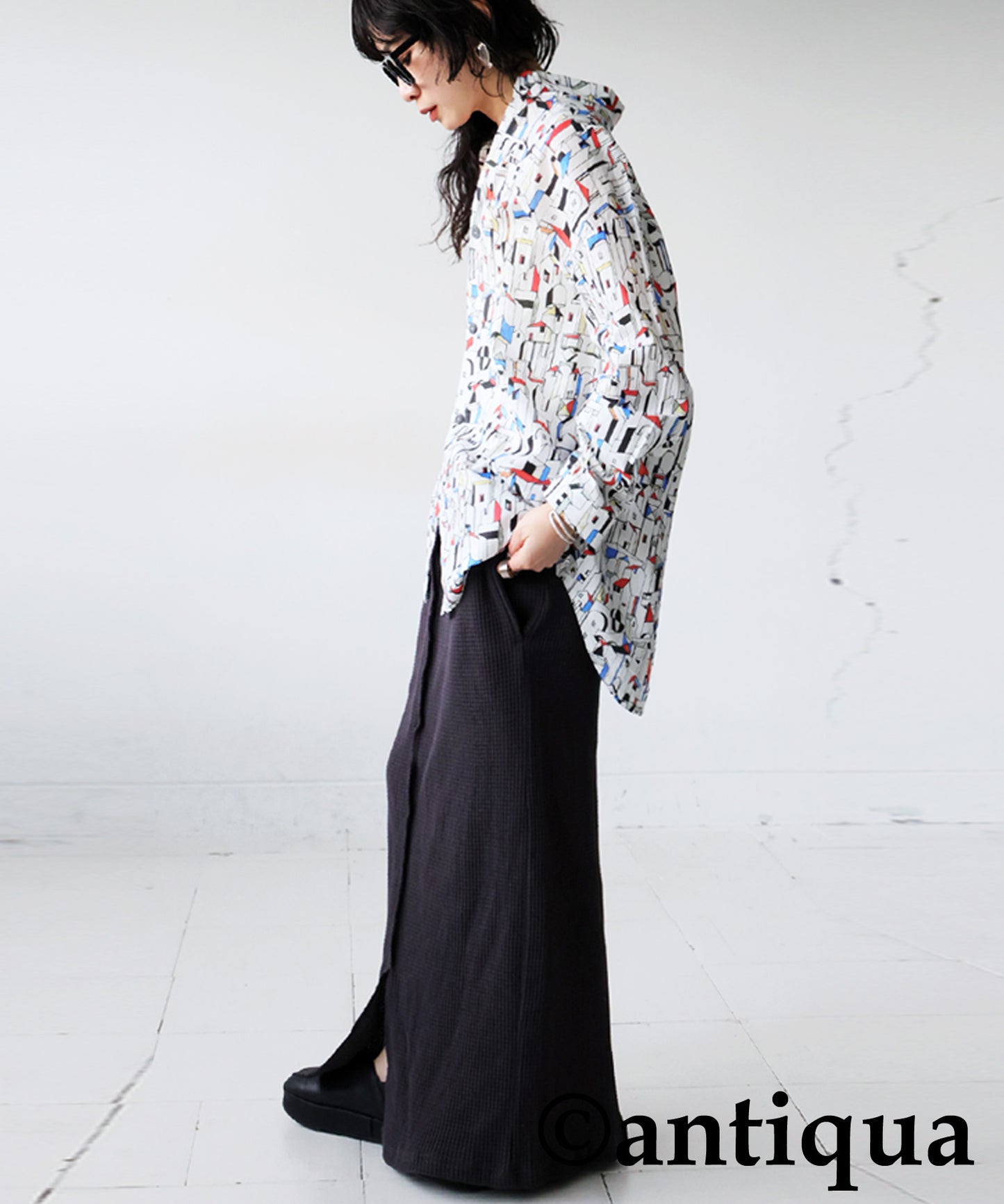 City Print Shirt Ladies