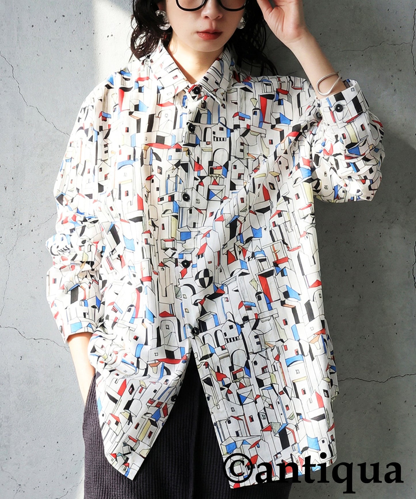 City Print Shirt Ladies