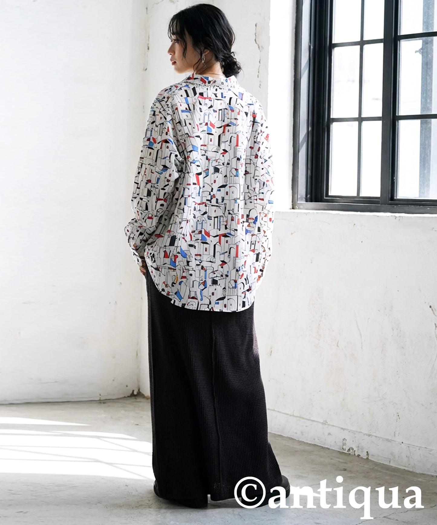 City Print Shirt Ladies