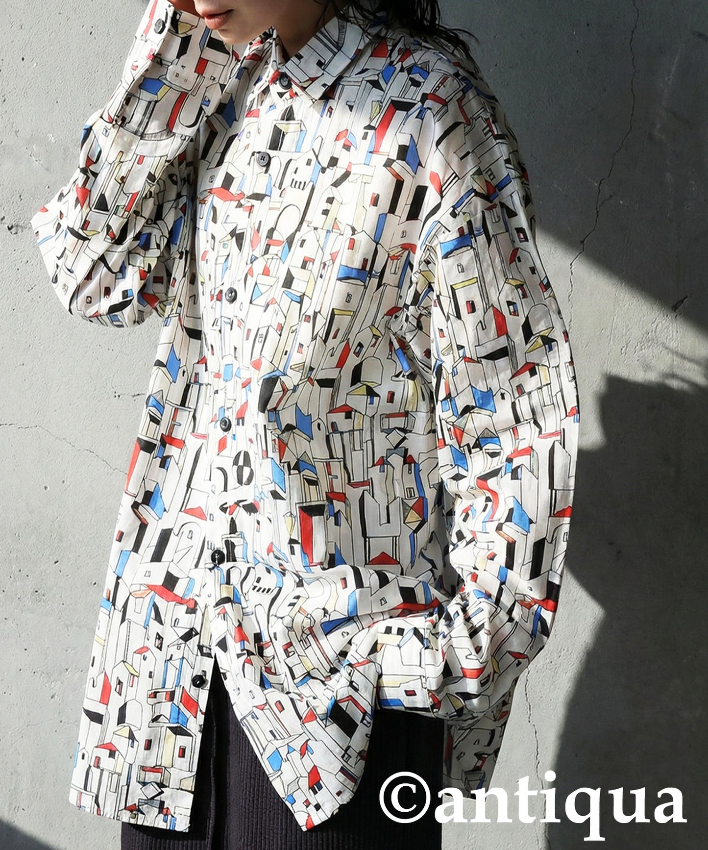 City Print Shirt Ladies