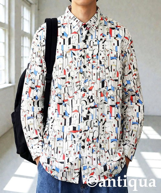 City Print Shirt Men's