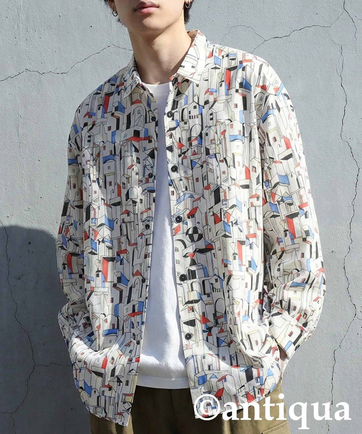 City Print Shirt Men's