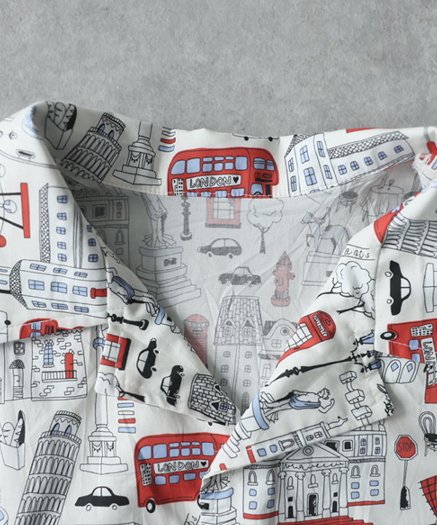 Cityscape Print Shirt Men’s