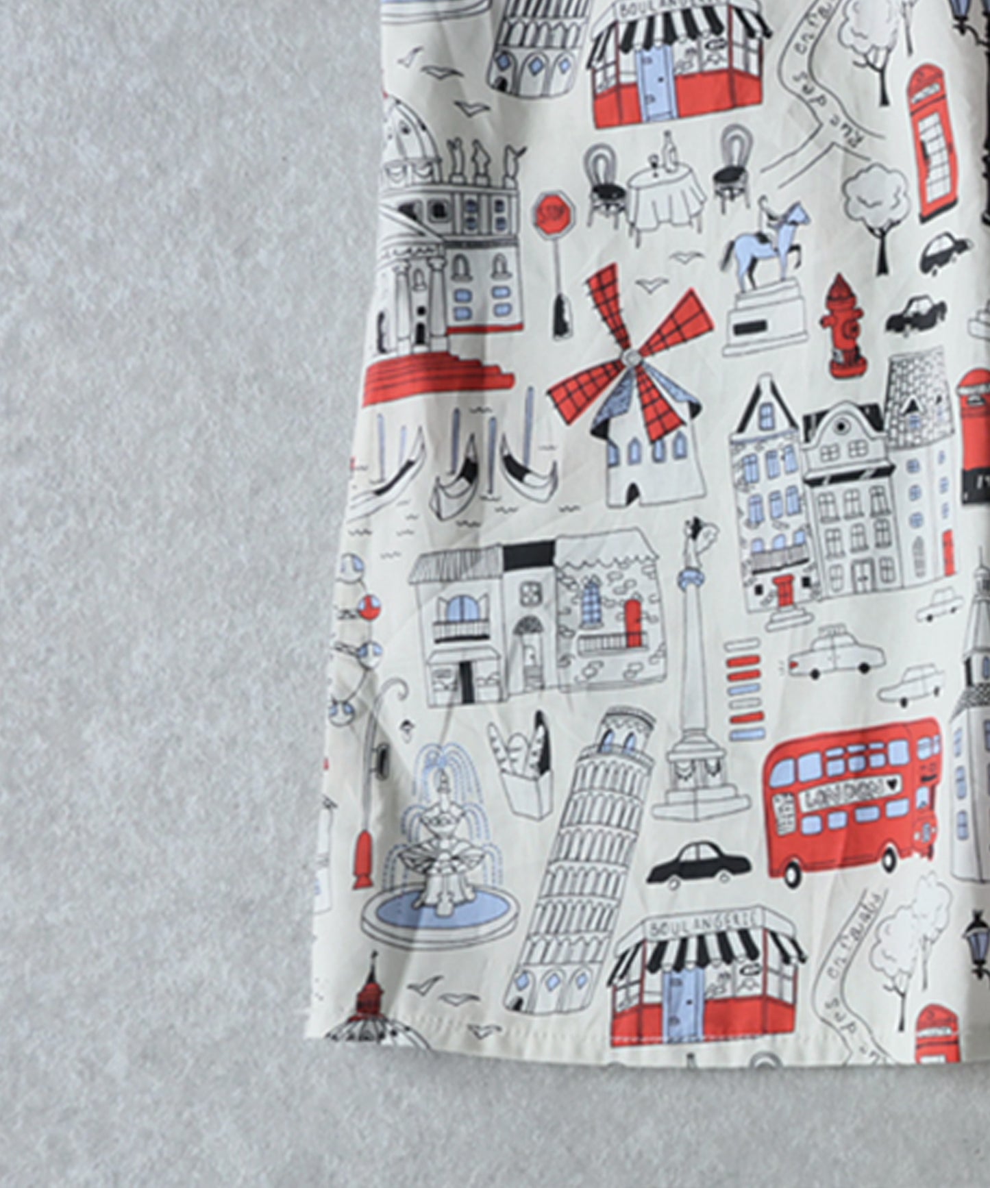 Cityscape Print Shirt Men’s