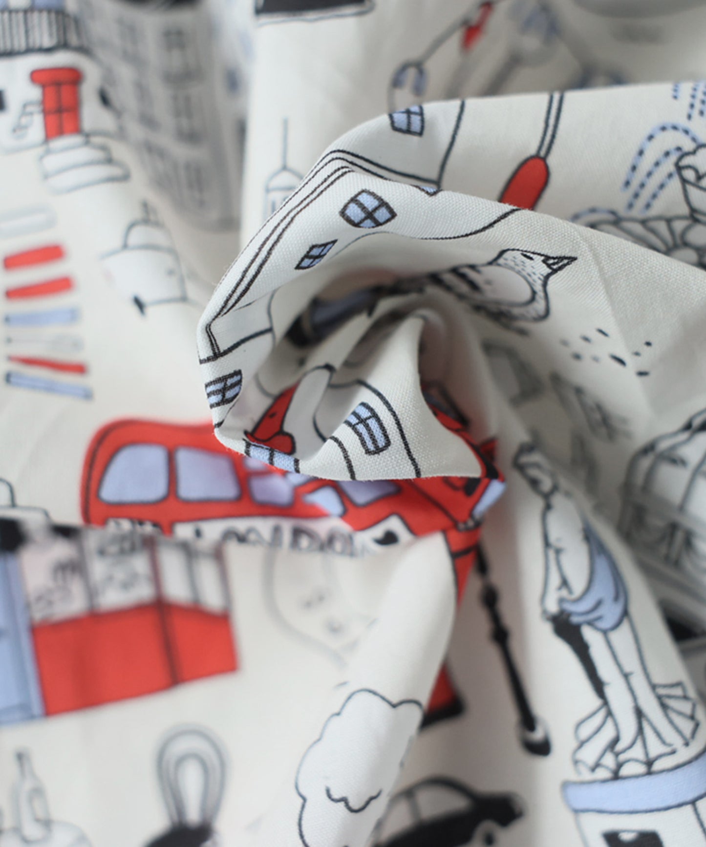 Cityscape Print Shirt Men’s