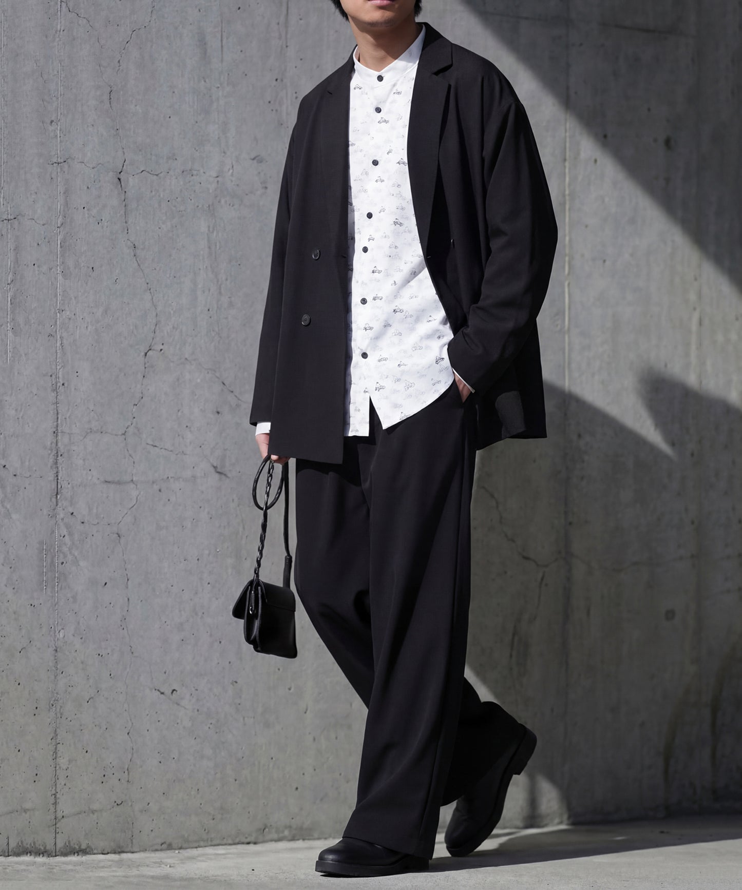 Bicycle Pattern Shirt Men’s
