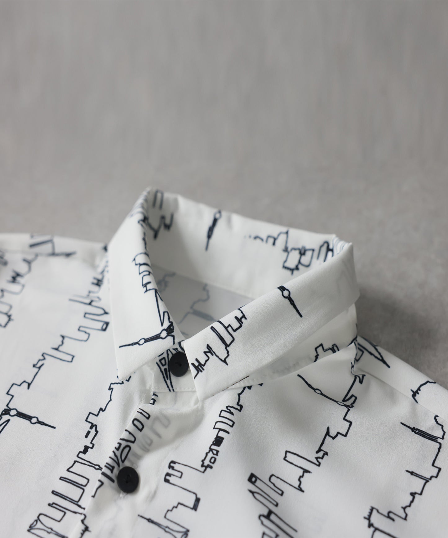 Pattern Long-Sleeved Shirt Ladies
