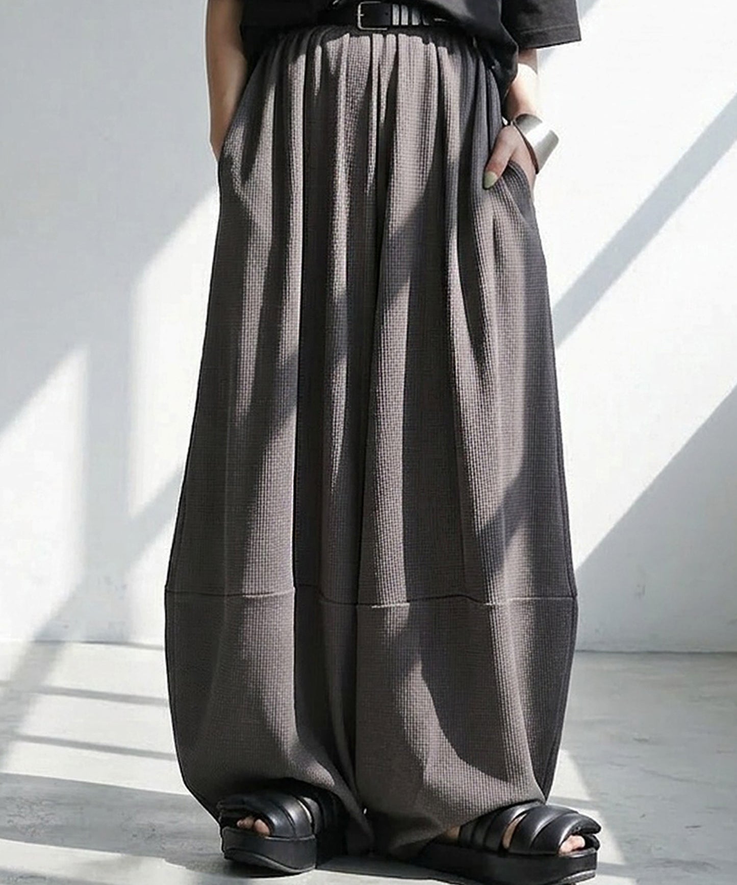Waffle Balloon Easy Pants Ladies
