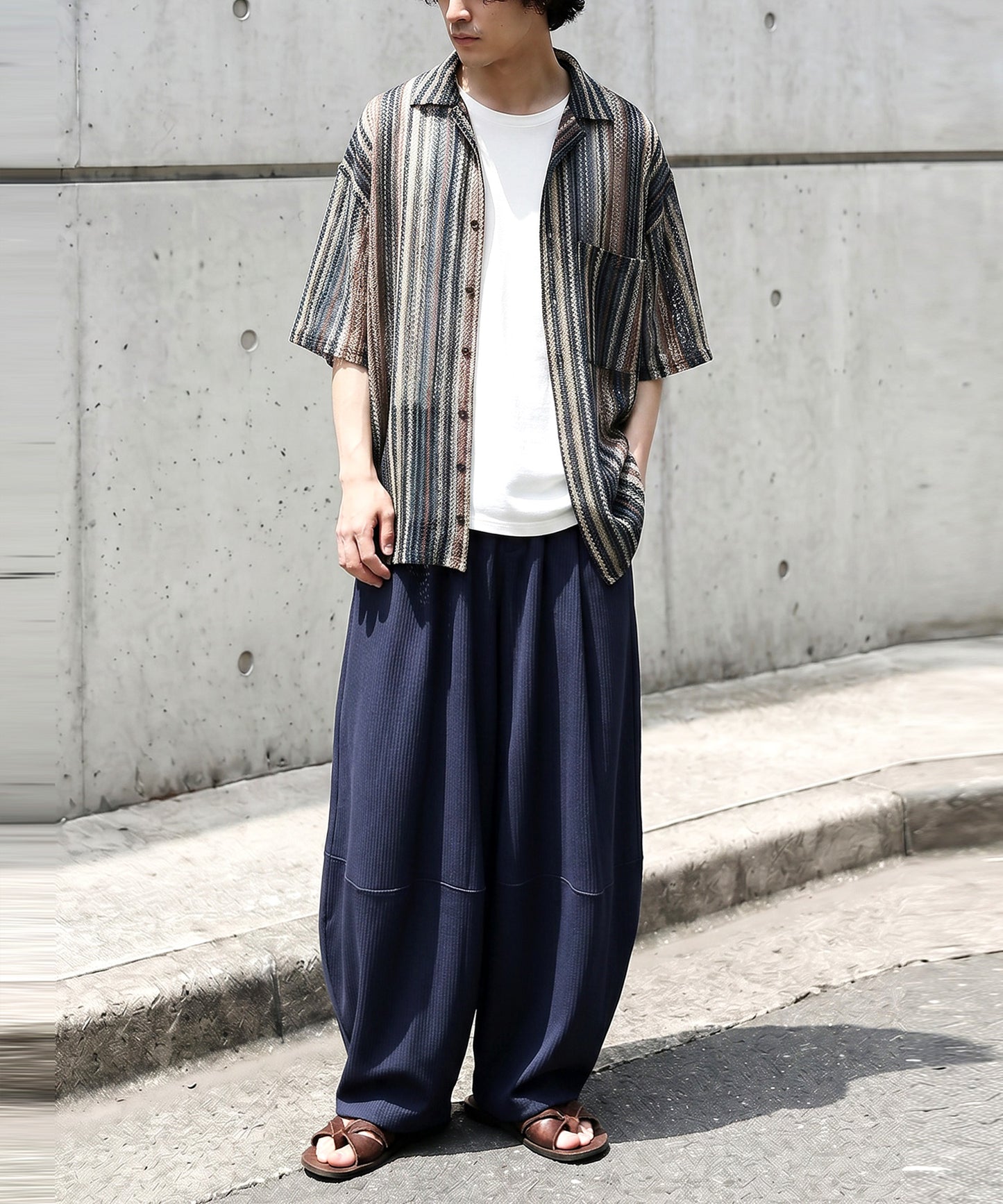 Waffle Balloon Easy Pants Men’s