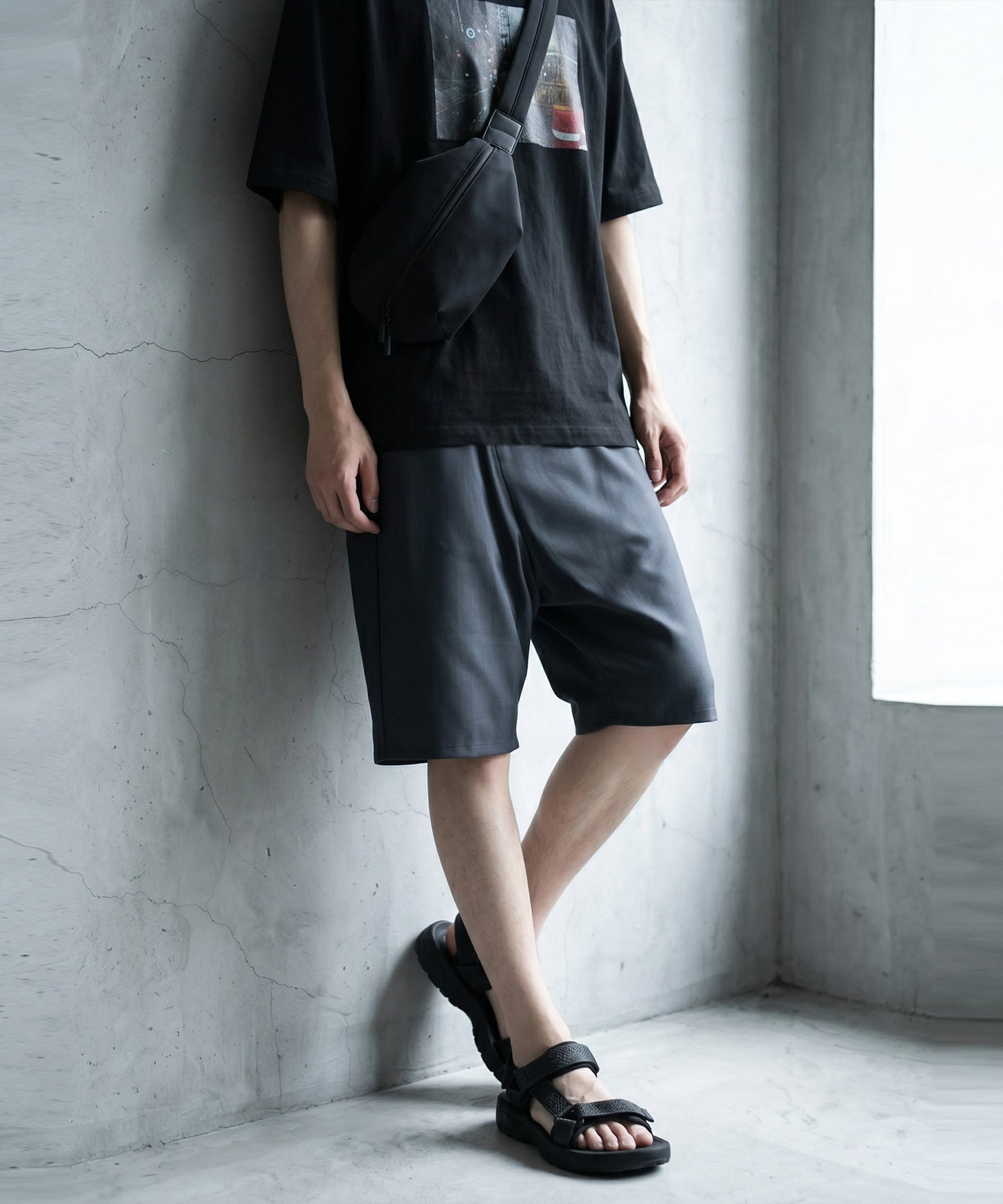 Half-Width Harem Pants Men’s