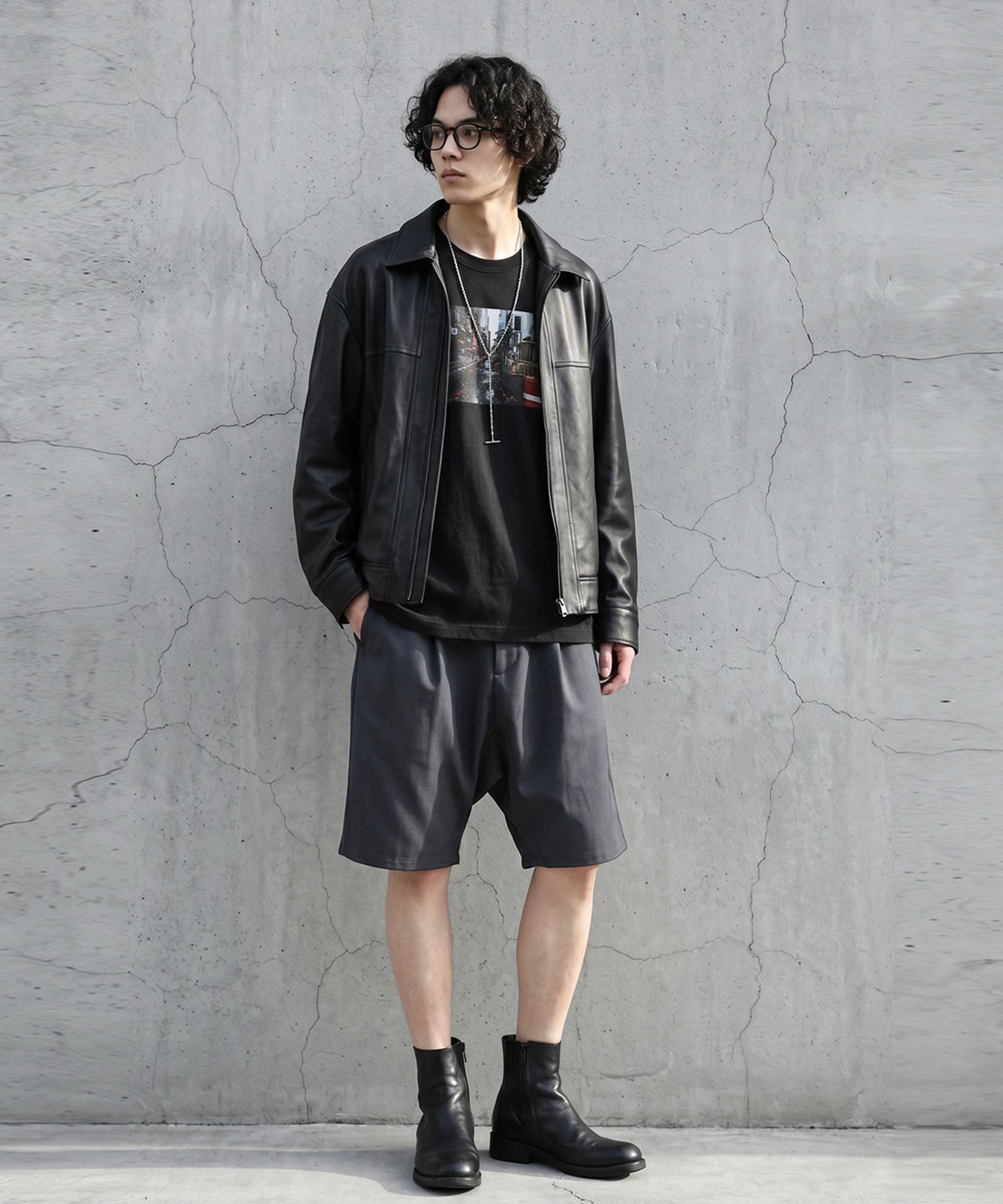Half-Width Harem Pants Men’s