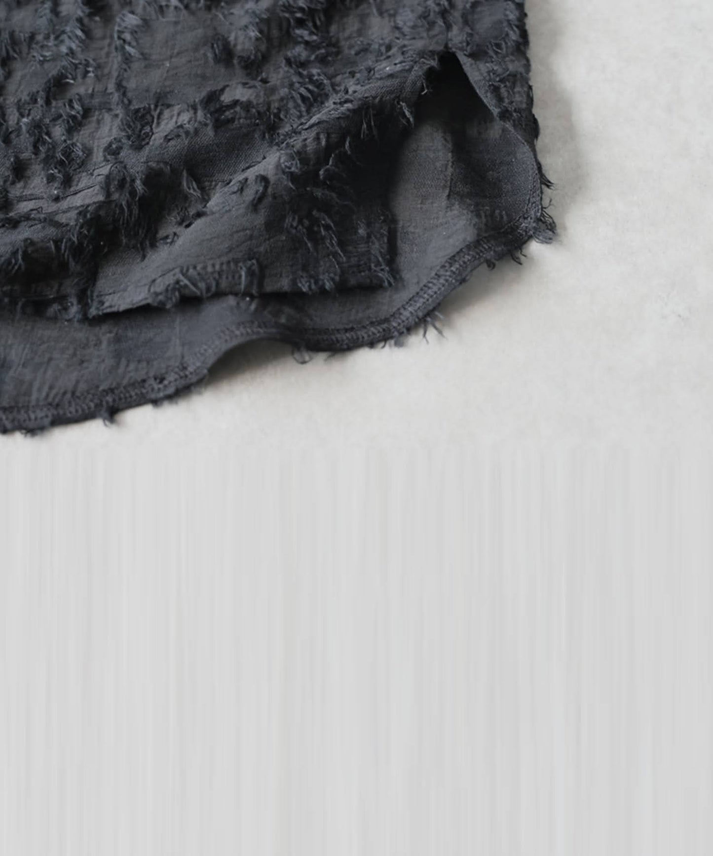 Sheer Fringe Hoodie Ladies