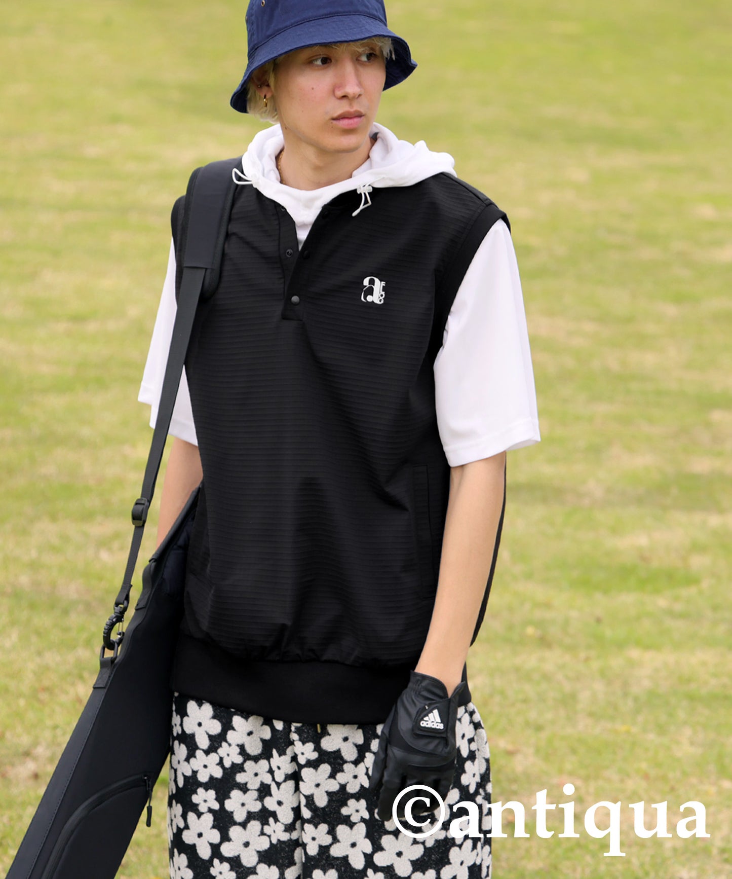 ANTIQUA GOLF Logo Golf Vest Men's