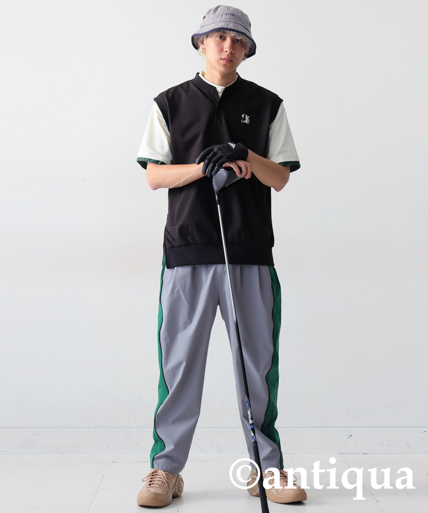 ANTIQUA GOLF Logo Golf Vest Men's