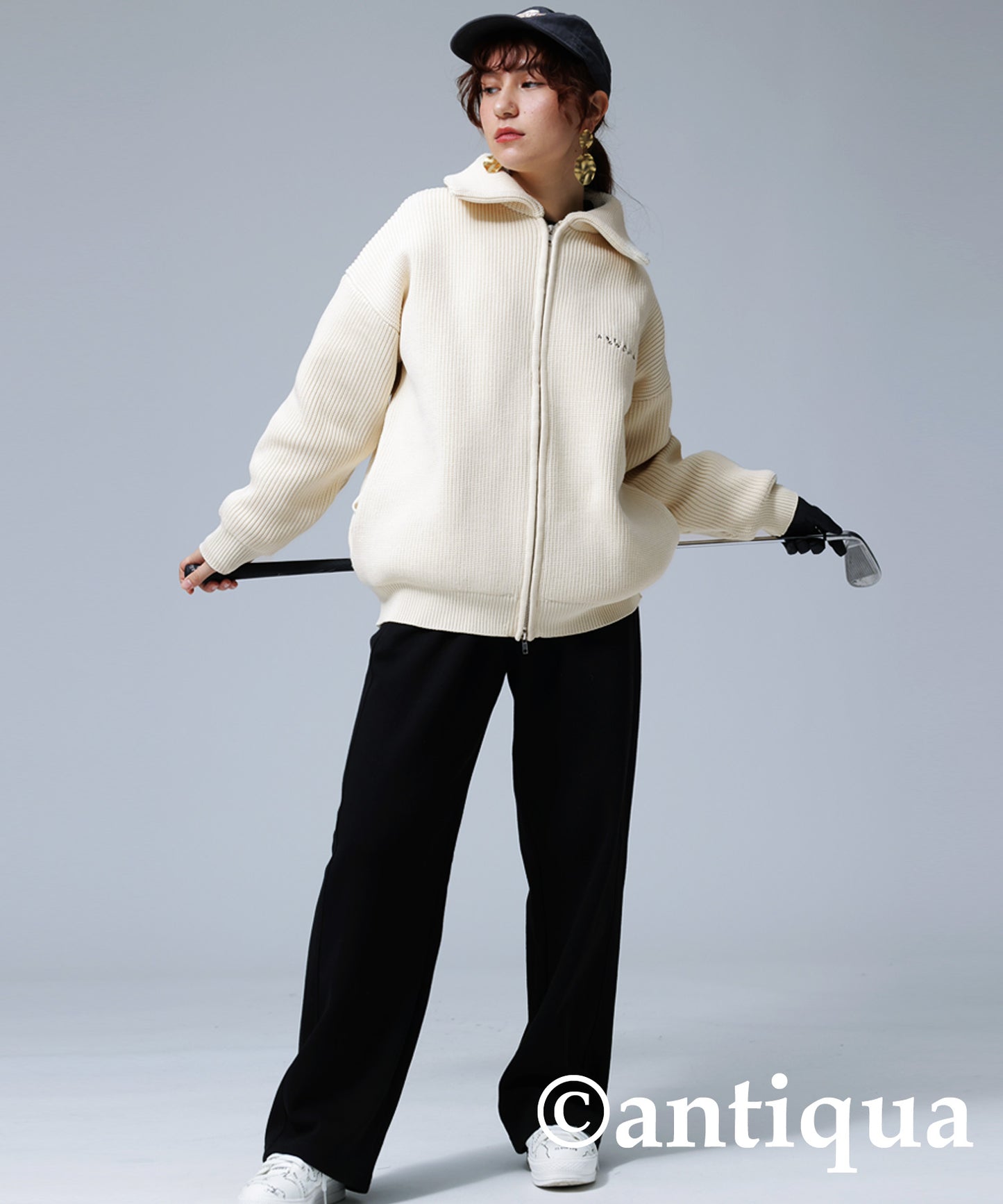 ANTIQUA GOLF Sponge Knit Jacket Ladies