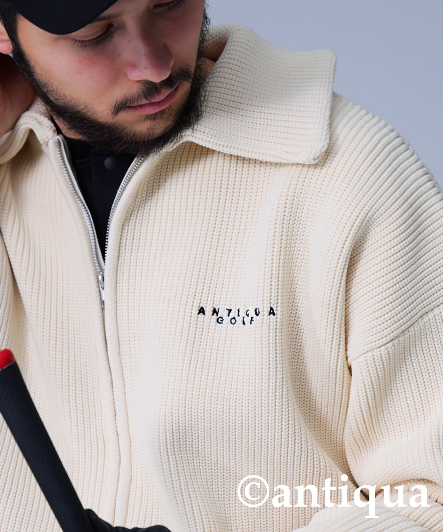 ANTIQUA GOLF Sponge Knit Jacket Men's