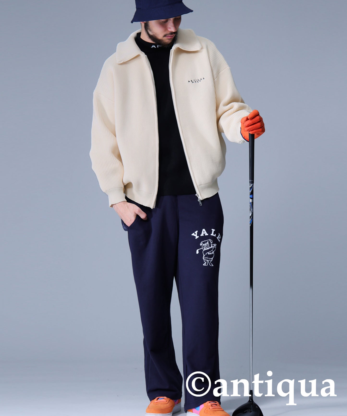 ANTIQUA GOLF Sponge Knit Jacket Men's