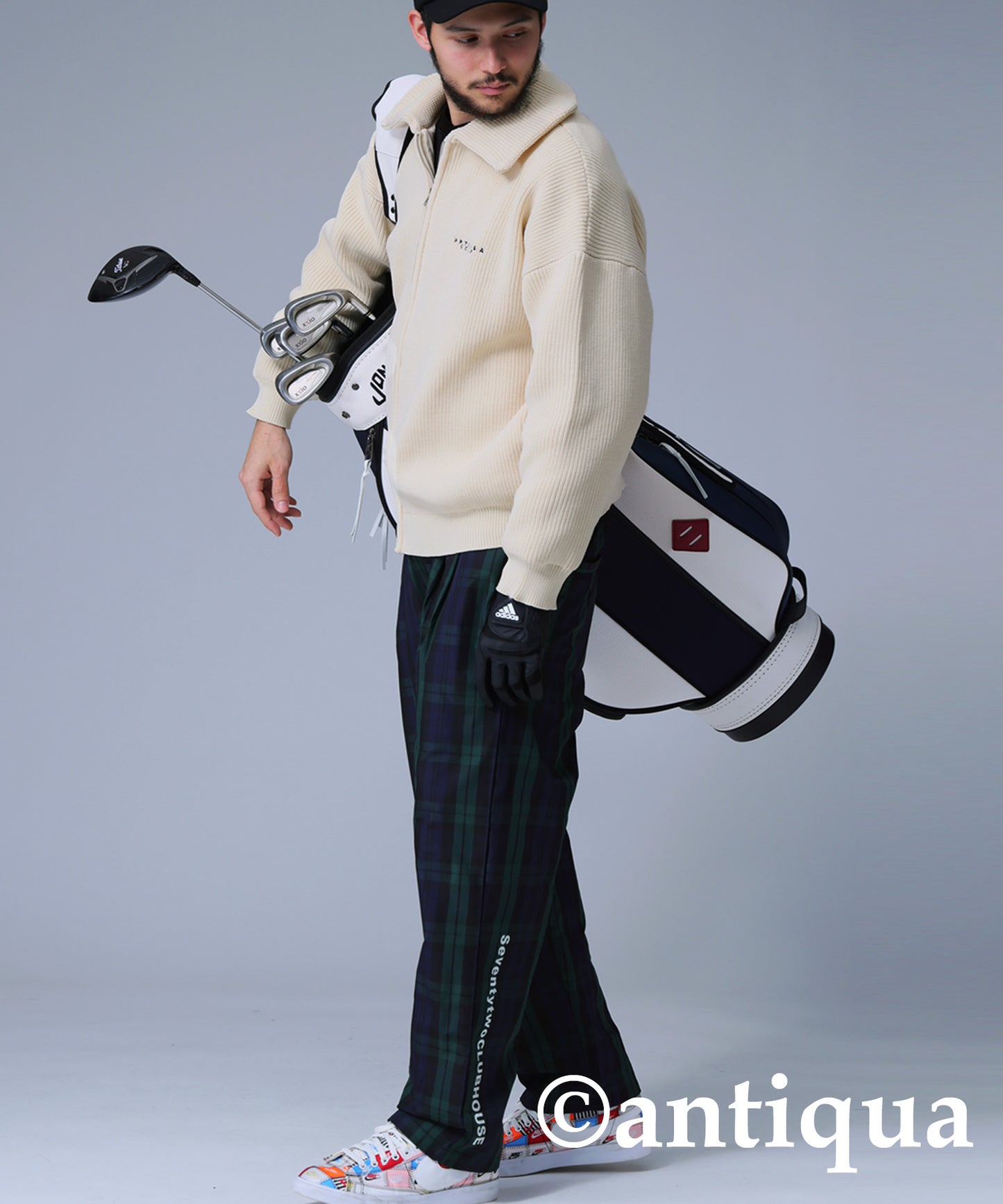 ANTIQUA GOLF Sponge Knit Jacket Men's