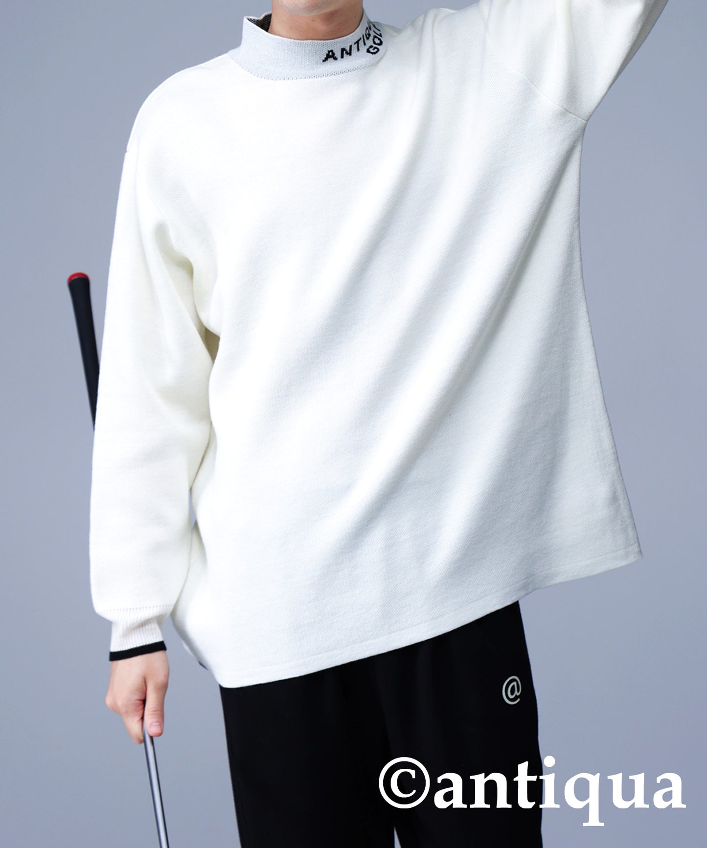 ANTIQUA GOLF High Neck Knit Tops Men's