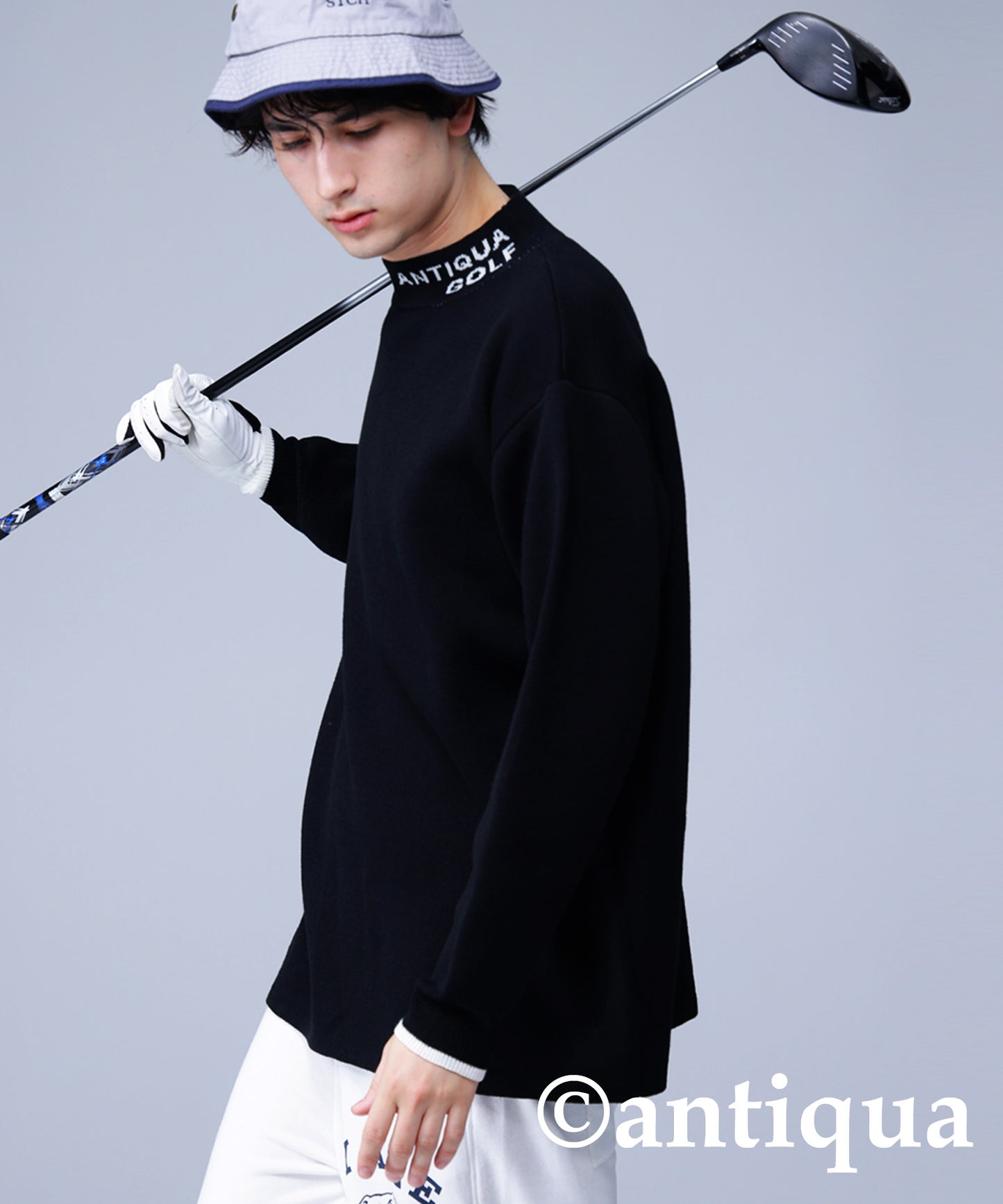 ANTIQUA GOLF High Neck Knit Tops Men's