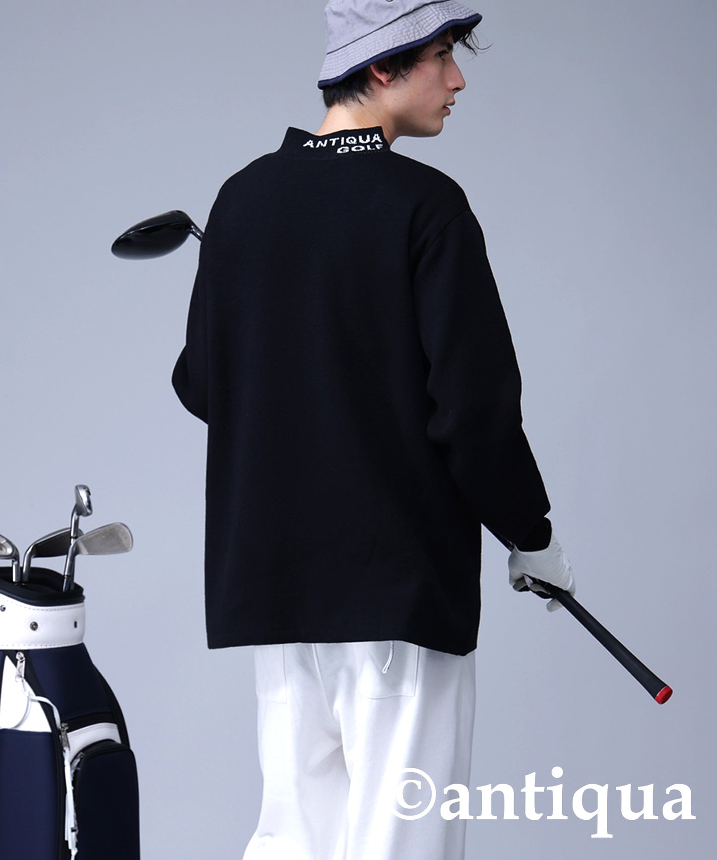 ANTIQUA GOLF High Neck Knit Tops Men's