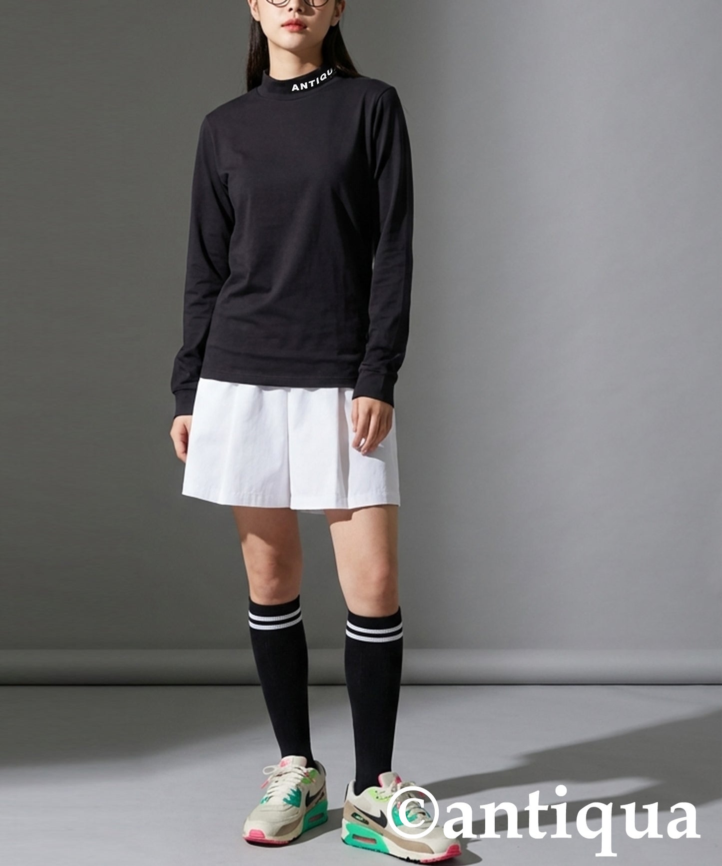 ANTIQUA GOLF×STCH High-Neck Heated Top Ladies