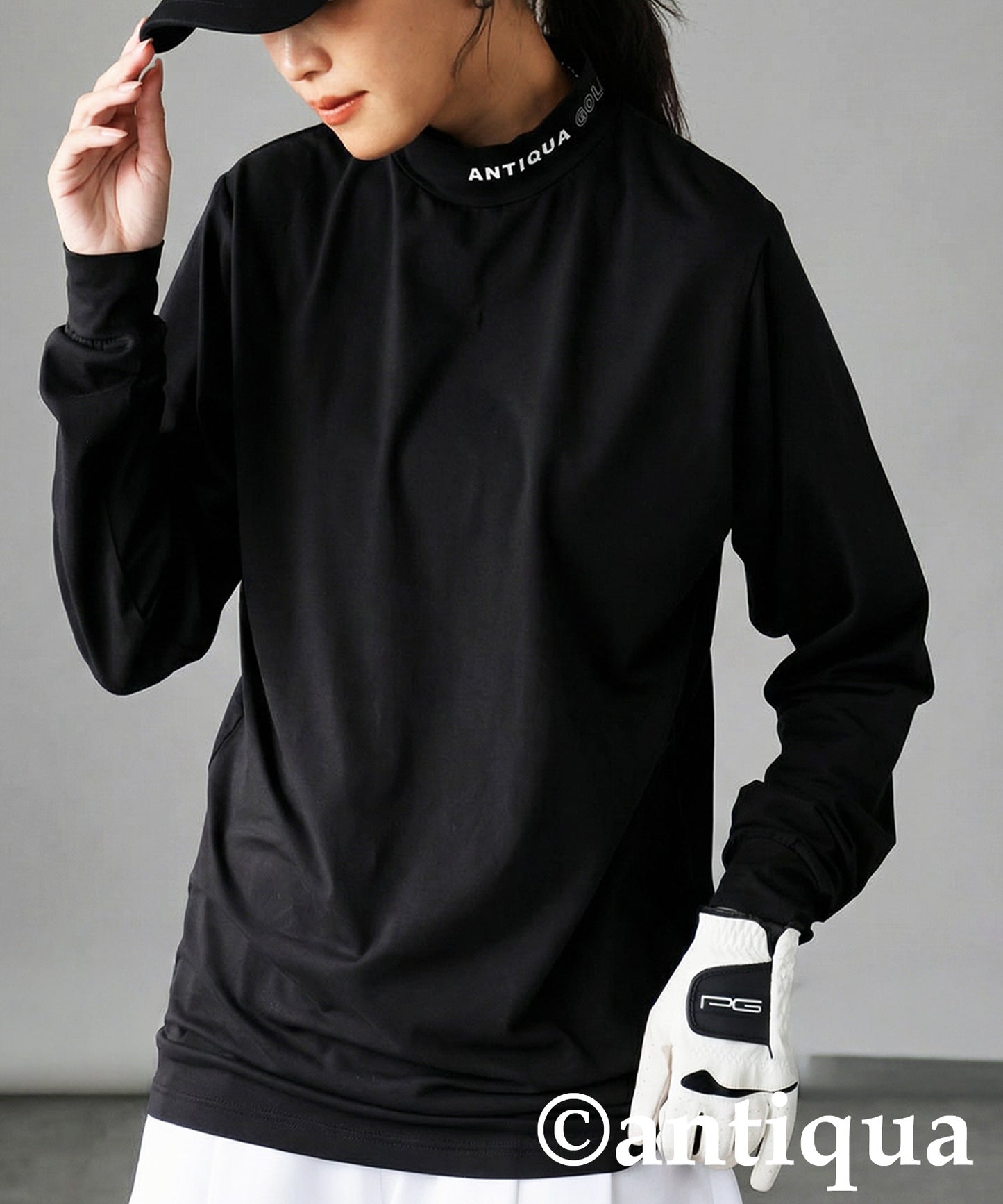 ANTIQUA GOLF×STCH High-Neck Heated Top Ladies