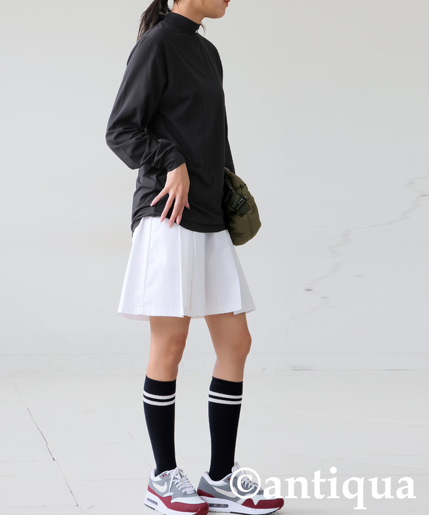 ANTIQUA GOLF×STCH High-Neck Heated Top Ladies