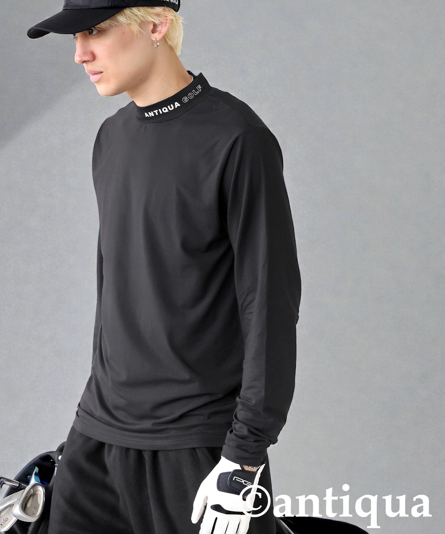 ANTIQUA GOLF×STCH High-Neck Heated Top Men's